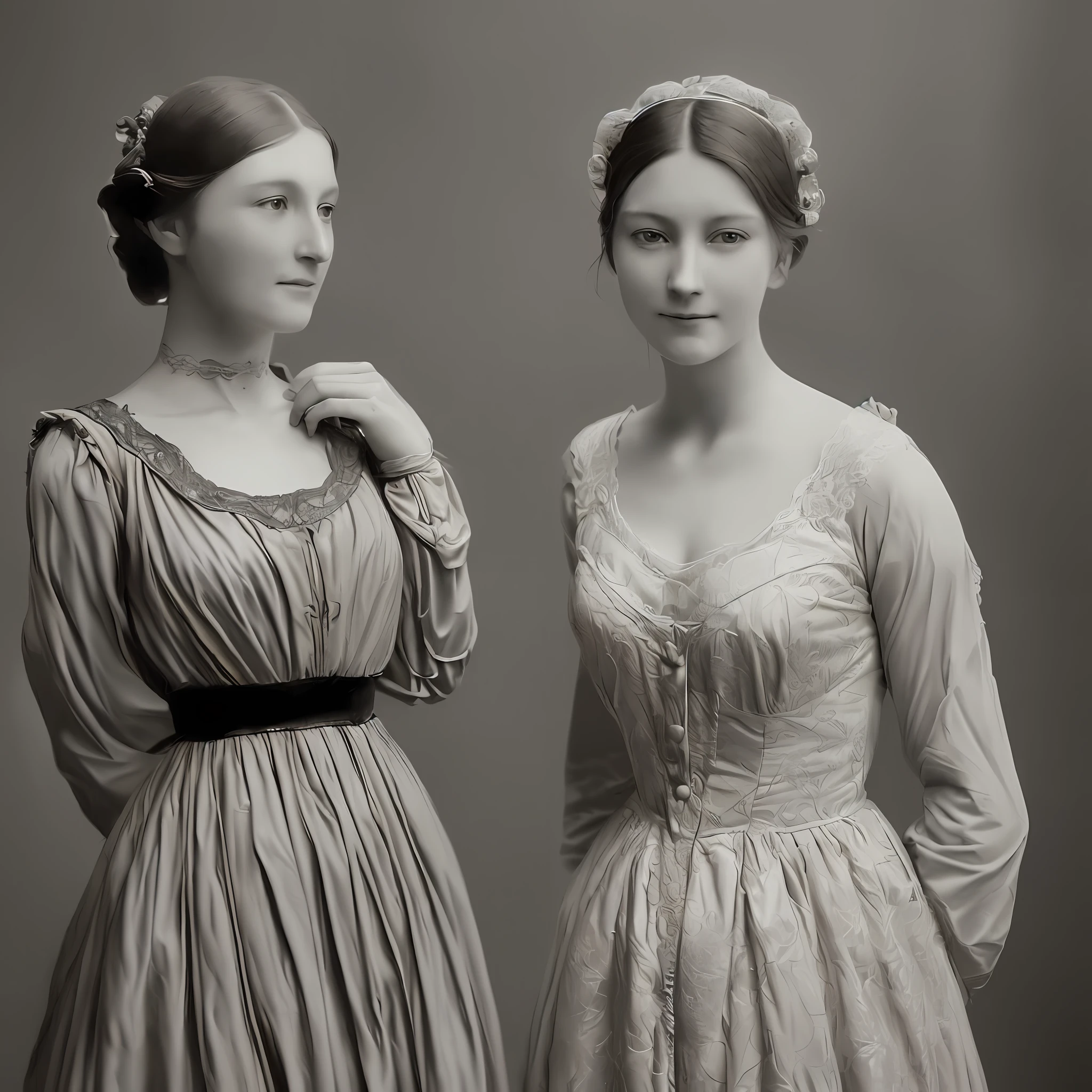 ((Alone on the screen)), amazingly beautiful English mature woman, puberty, Florence Nightingale, 19th century, Victorian, standing up, smiling at the camera, posing upright, lace underwear, [dewy shoulders], half undressed, unbuttoning, disheveled hair, (((gentle pose)), ribs, sweaty skin, moles, visible veins, (( Realistic face)), ((realistic proportions)), standard figure, ((small breasts)), long loose hair, noble features, smiling at camera, (vivid), (digitaly colorized), (Nikon), (α7), (color photography), (colored photos), (portrait photos), (ultra high resolution: 1.2), (photorealism: 1.4), (8K, RAW photos: 1.2), ( Soft Focus: 1.4), (18 years old: 1.3), (Sharp Focus: 1.4), Beautiful face with attention to detail, face_V1 of pure roses, antiques, prostitutes,, brothels, bedrooms, lace curtains, night, candlelight, Ophelia, Grand Odalisque, Les Misérables, Sisterhood, blonde, Victorian hairstyles, loop hair