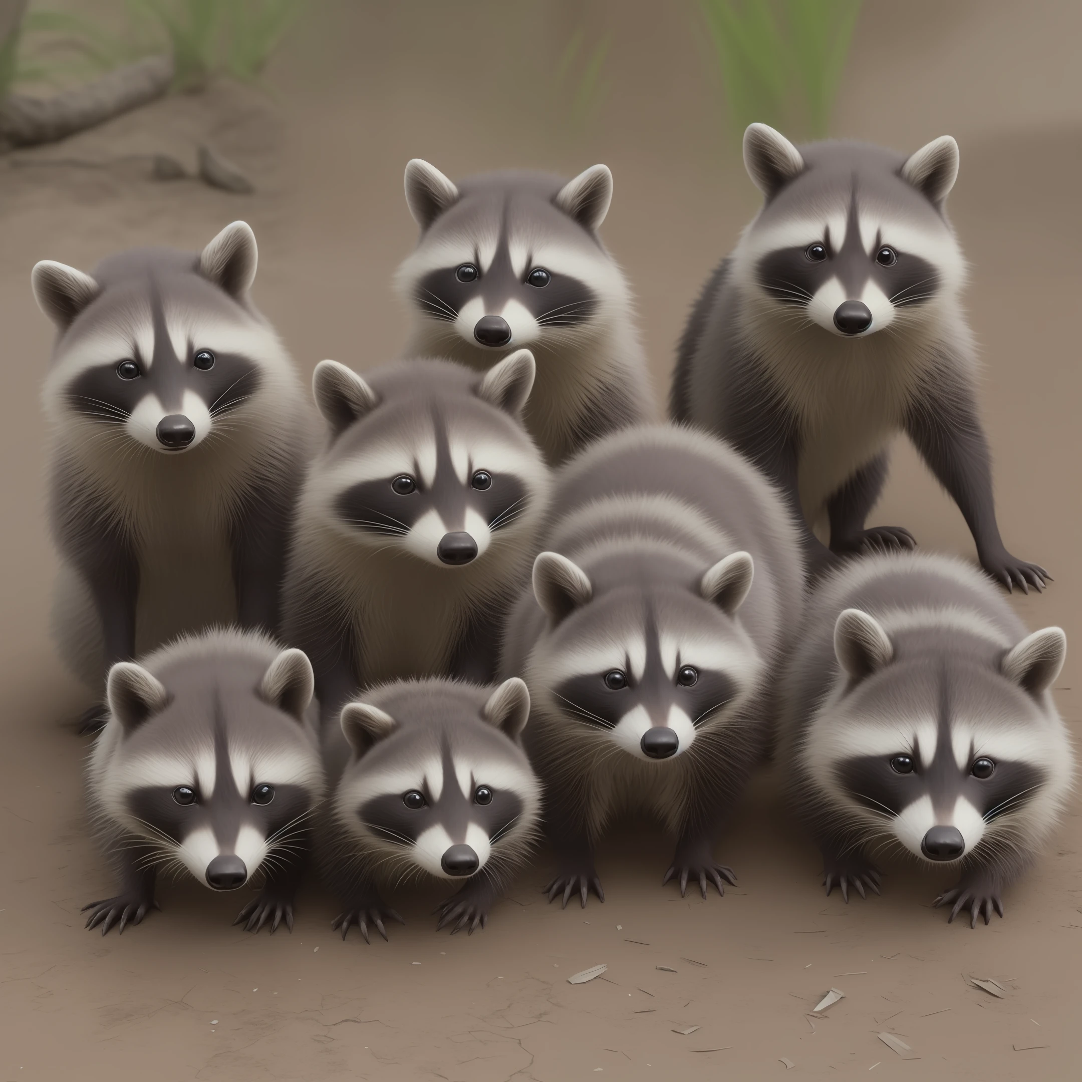 3D raccoons likely to sell with NFTs