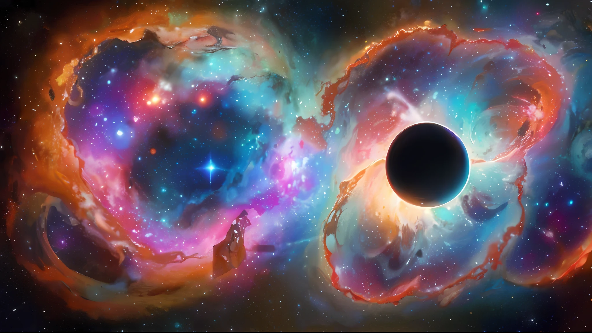 black hole, realistic, (((((very detailed)))), ((8k))