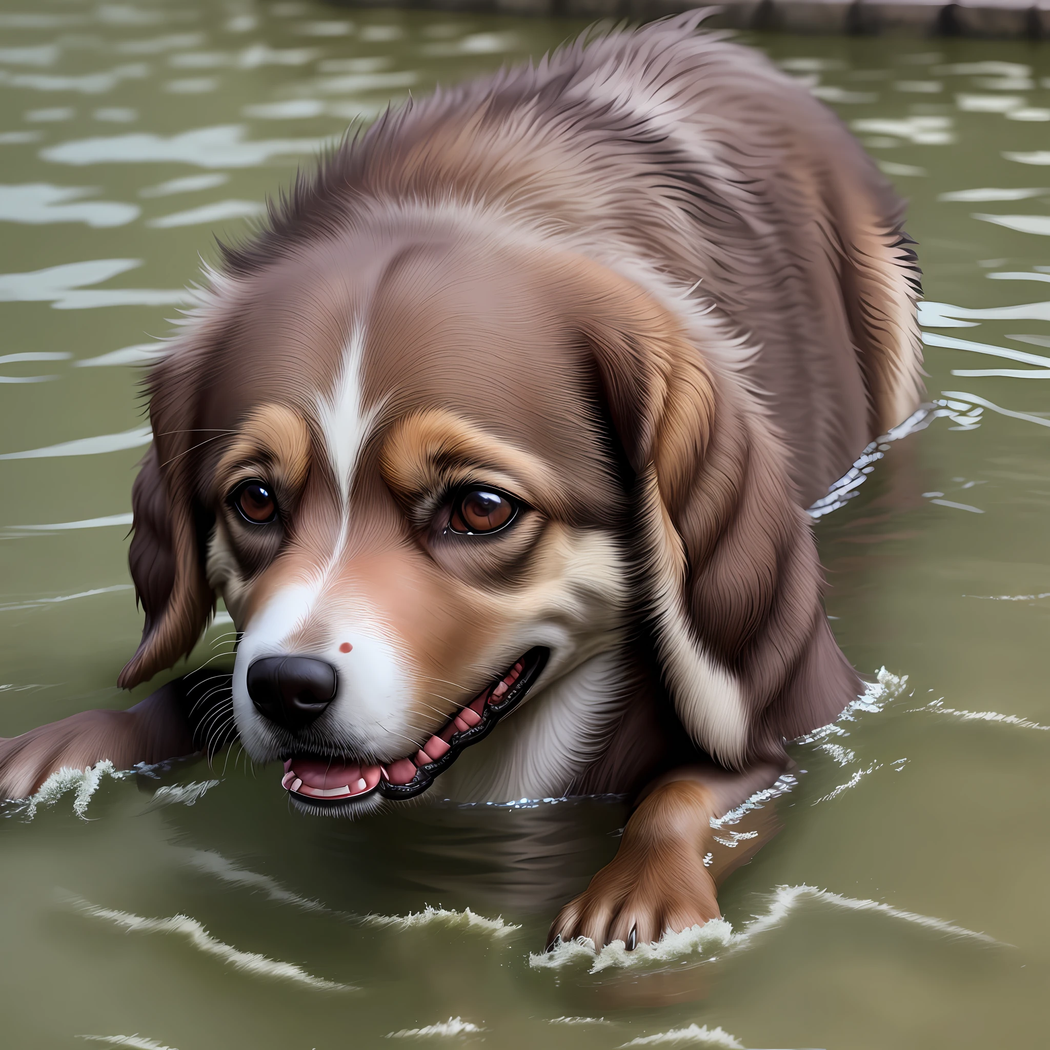 Wet dog