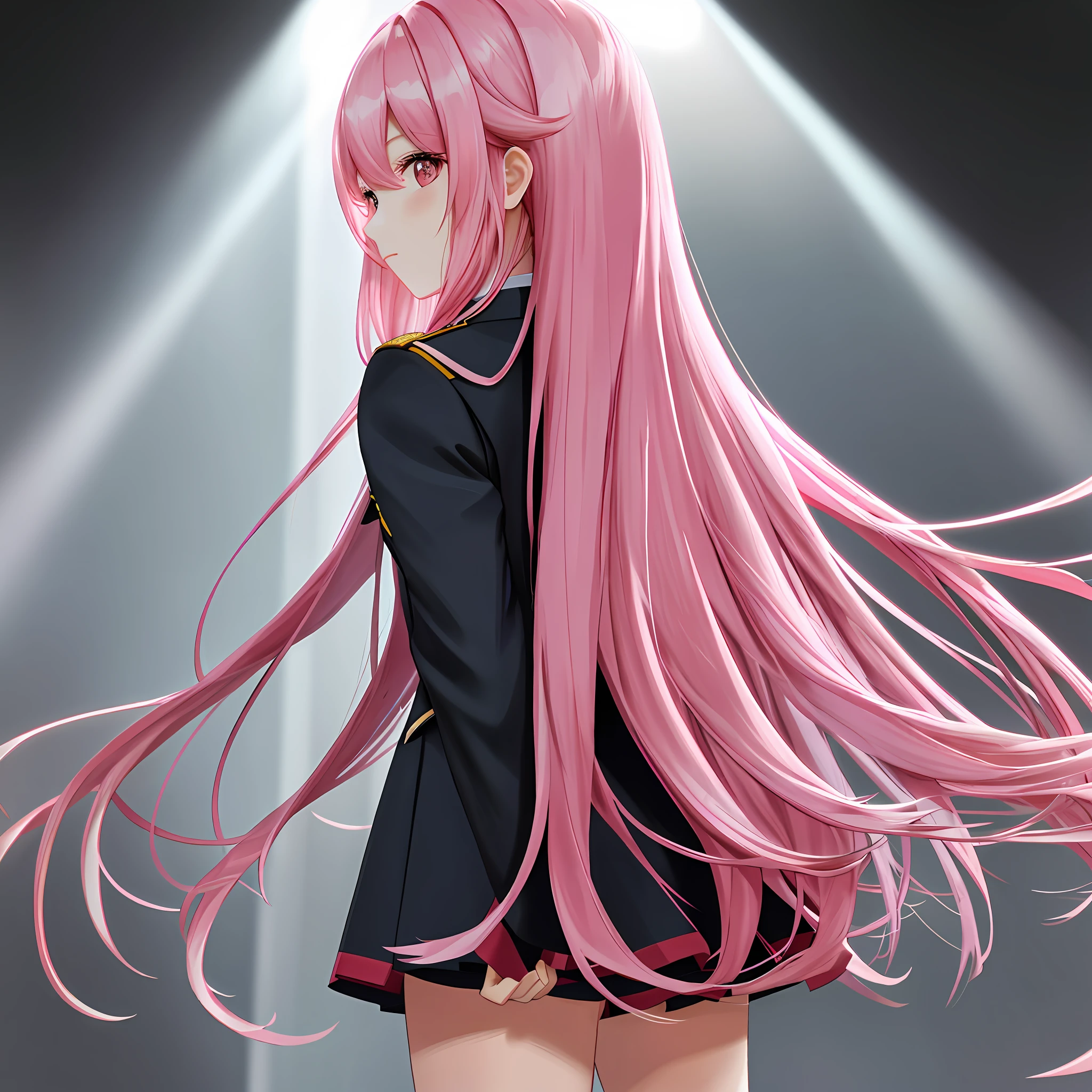Uniform Long Hair Pink Hair Best Quality Ultra High Definition Blazer 8K School