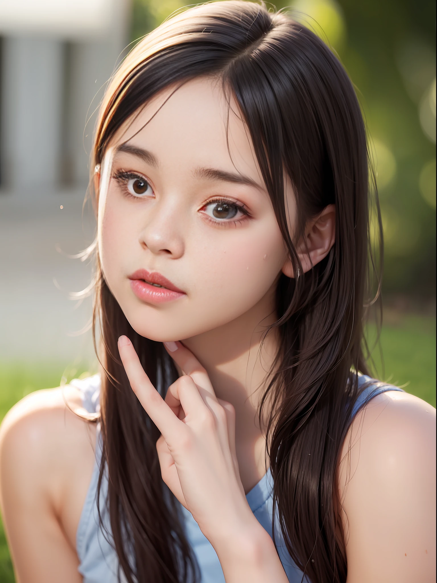face, (student, teen, cute:1.4), beautiful girl, realistic, realistic, hyperrealistic, raw photo, real skin, firm skin, masterpiece, looking at the audience, teary eyes, drunken eyes, flushed face, sadness, (shiny skin: 1.3), (sweaty skin: 1.2), on the tongue, condom,
