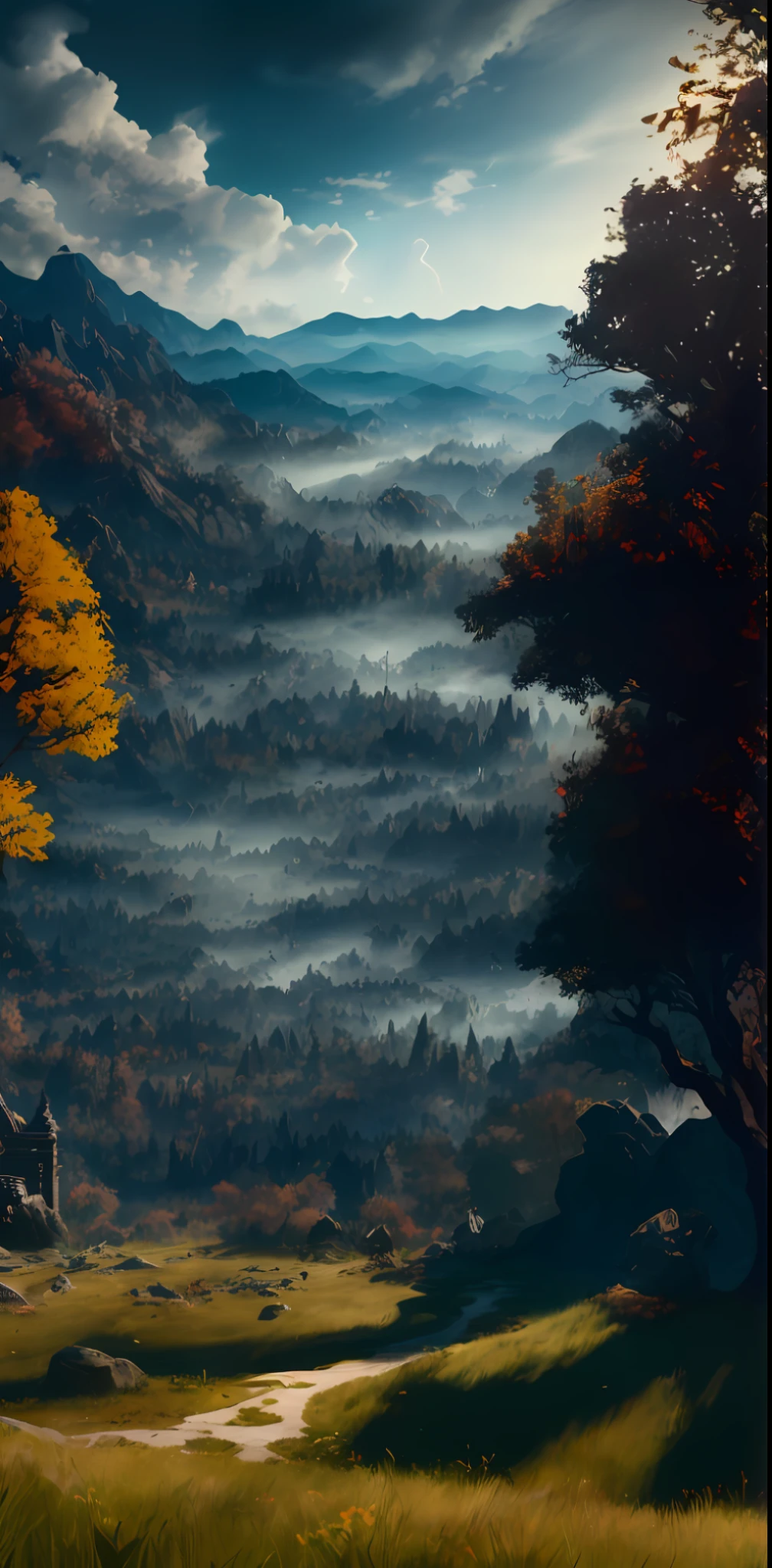 Scenario:
The setting is marked by a peaceful and harmonious environment, with nature blooming and the scars of the final battle being healed.
The landscape is filled with vibrant colors and life, reflecting the renewal and hope that prevails.
The Legacy of the Varnathi Warriors:
The Varnathi Warriors are remembered as legendary heroes whose courage and sacrifice shaped the fate of the world.
His statues and monuments are erected as symbols of inspiration and gratitude for his dedication.