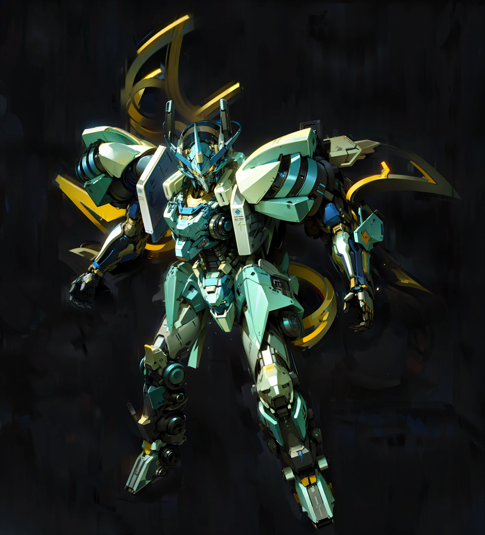 Robot, Epic Robot, Blue Livery, Mechanical, Complex, Real, Humanoid Mech, Roland Zilvenskis 3d Render Art, Polycount Contest Winner, Humanoid Mech, 3D Render Stylized, Beautiful Robot Character Design, Mecha Portrait, Mecha, Transformers Style, Realism,