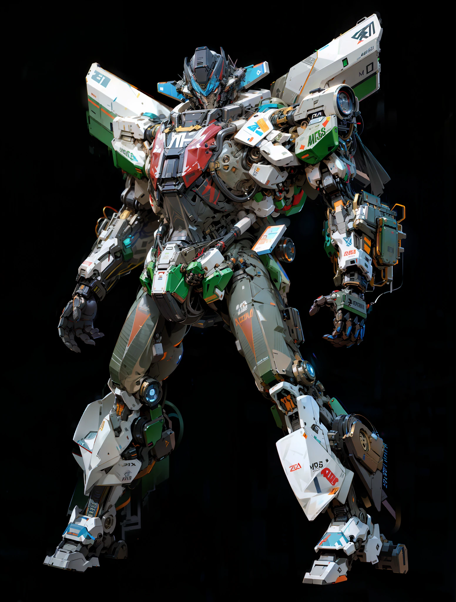 Robot, Epic Robot, Livery, Mechanical, Complex, Real, Humanoid Mecha, Roland Ziervinskis 3d Render Art, Polycount Contest Winner, Humanoid Mecha, 3D Rendering Stylized, Beautiful Robot Character Design, Mecha Portrait, Mecha, Transformers Style, Realism,