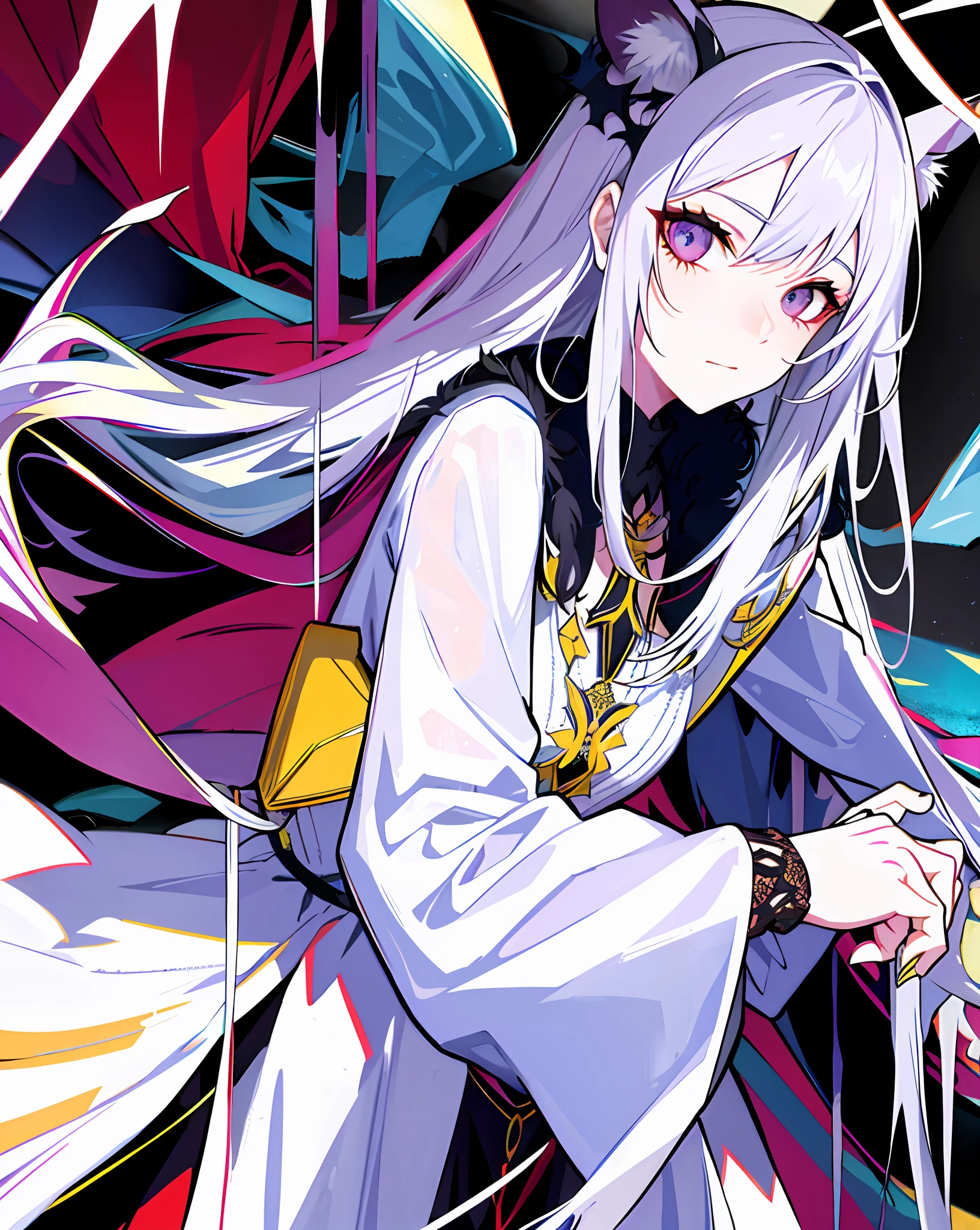 A beautiful villain beautiful majestic and sexy, only very badly