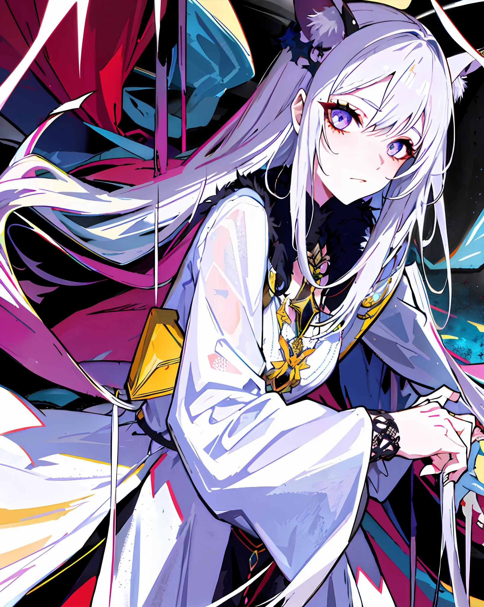 A beautiful villain beautiful majestic and sexy, only very cute and with beautiful hair