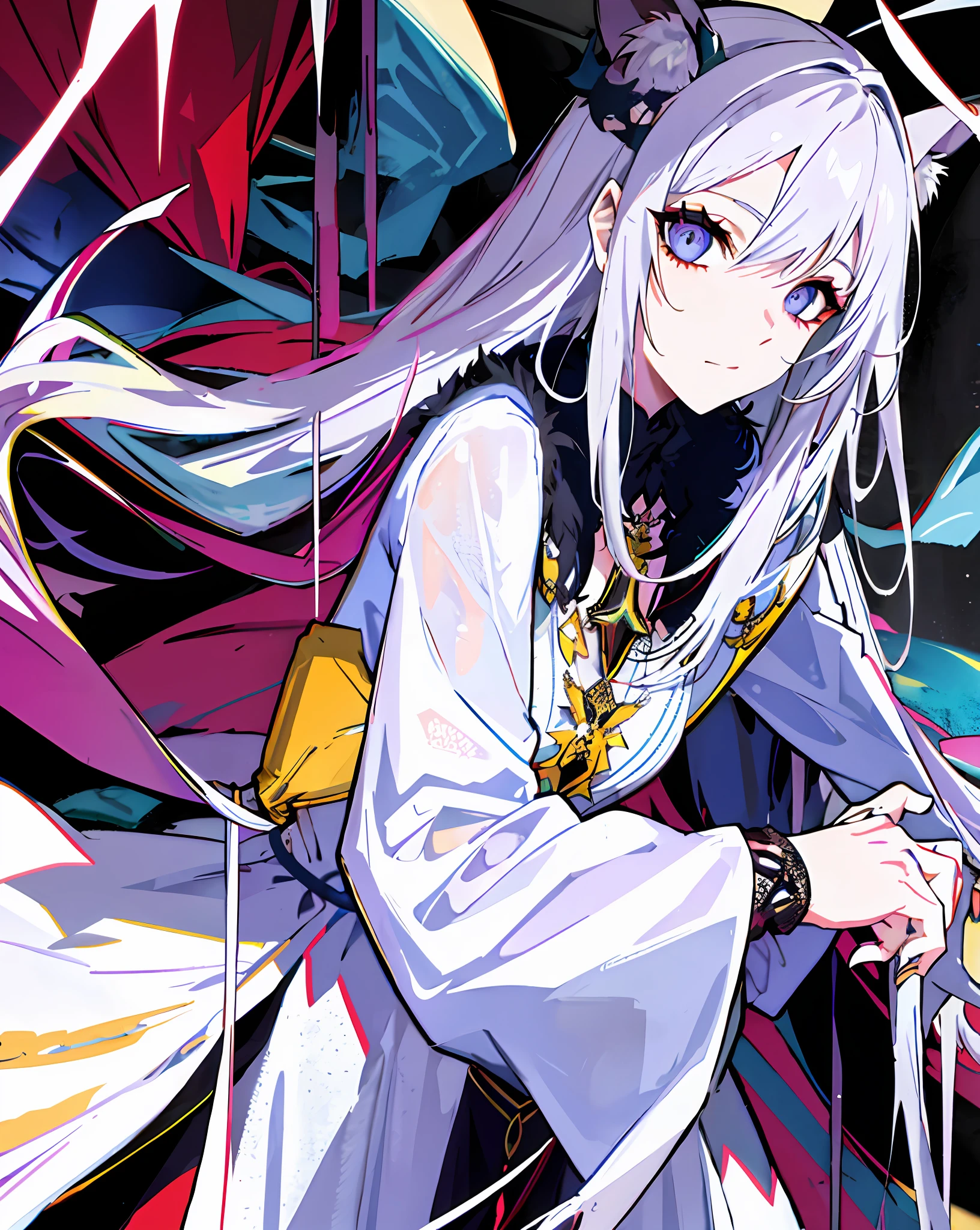 A beautiful villain beautiful majestic and sexy, only very cute and with beautiful hair