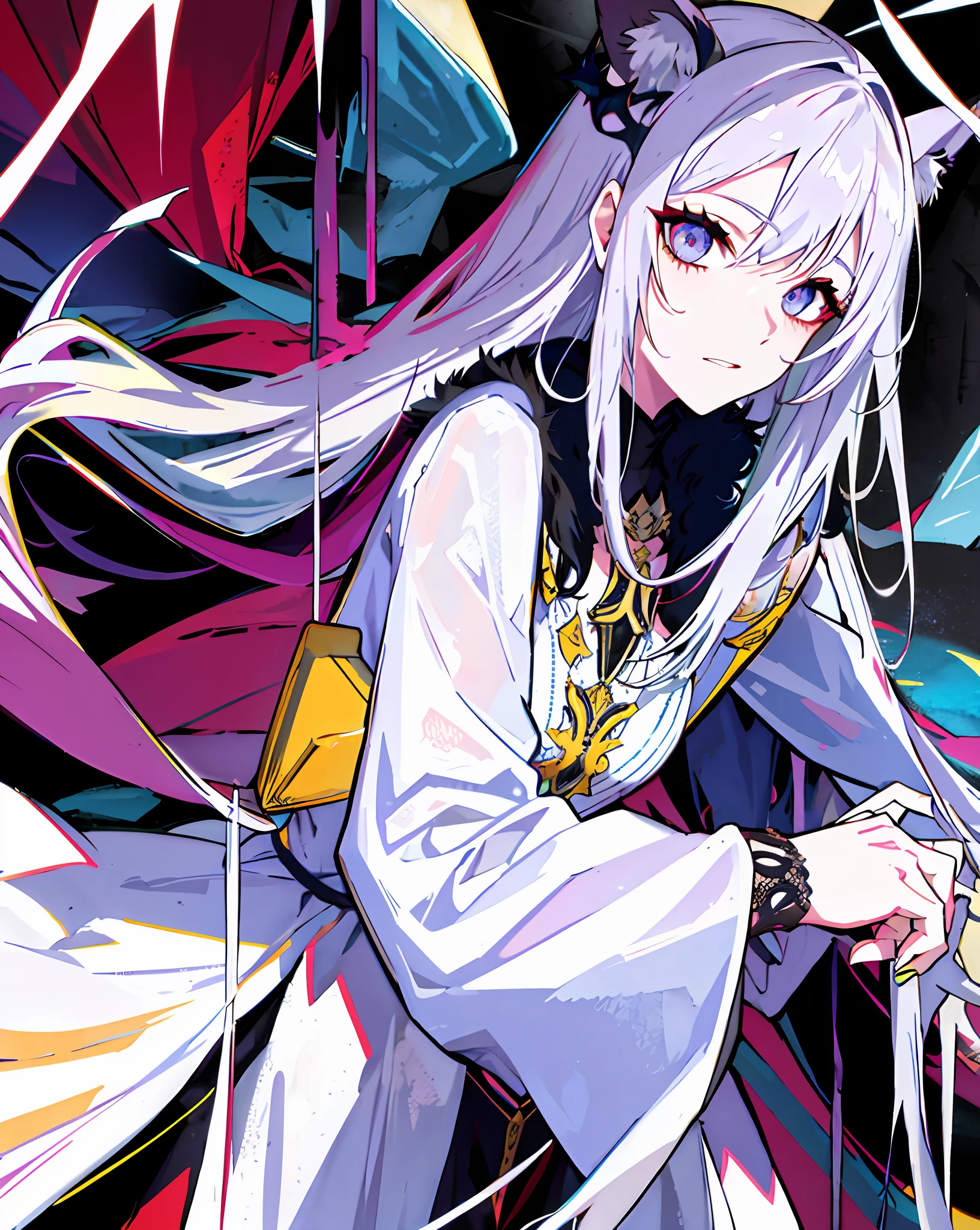 A beautiful villain beautiful majestic and sexy, only very cute and with beautiful hair