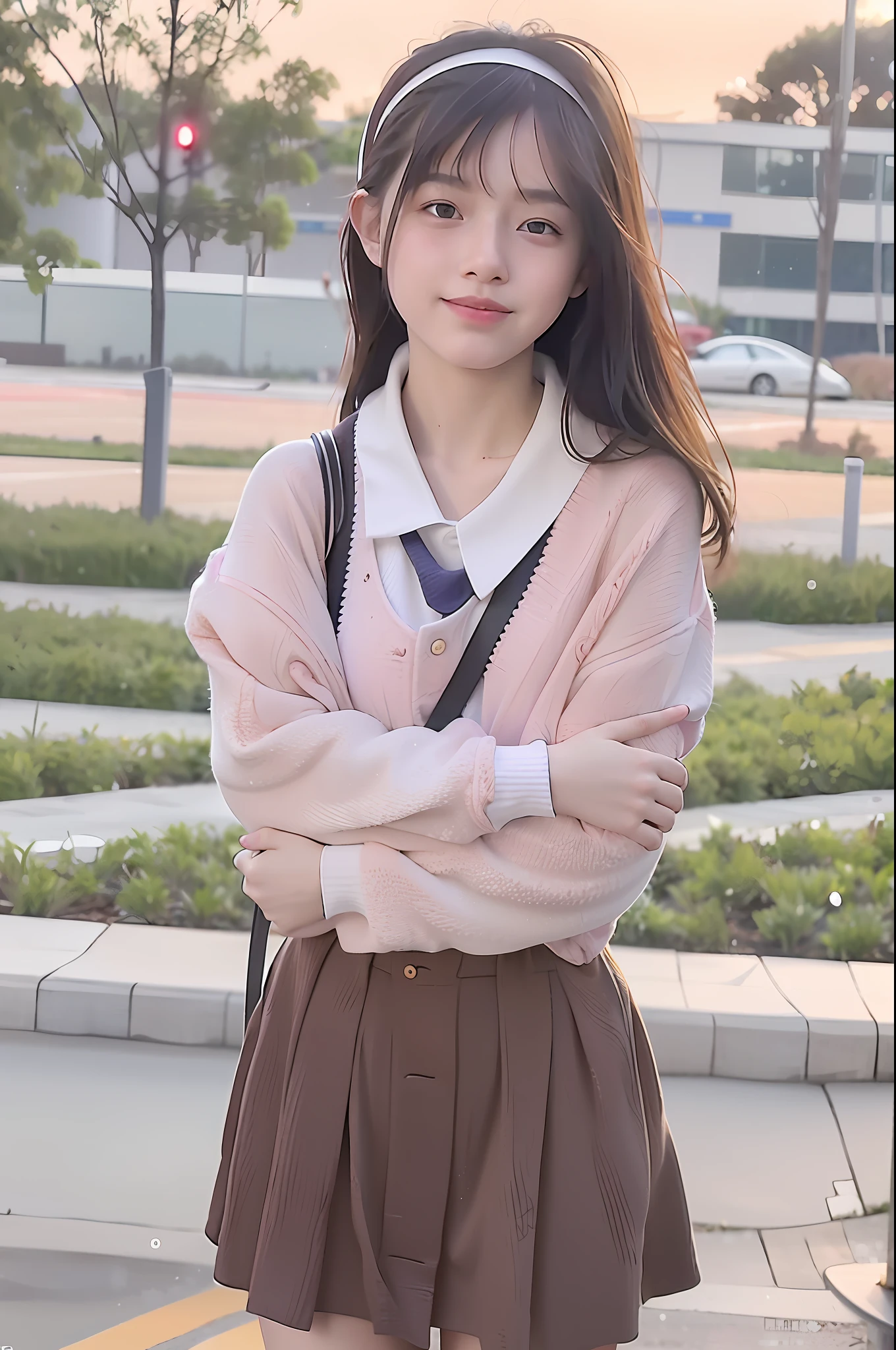 mix4, (8k, RAW images, best quality, masterpiece: 1.2), (realistic, realistic image: 1.37) ,1 girl, cute, junior high school student, rain, wet, professional lighting, photon mapping, radiosity, physically based display, full body, loose school uniform, lying in bed with legs open