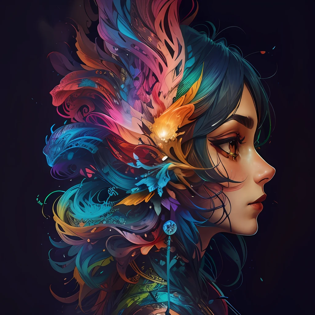 colorhalf00d,, full shot of a Woman,