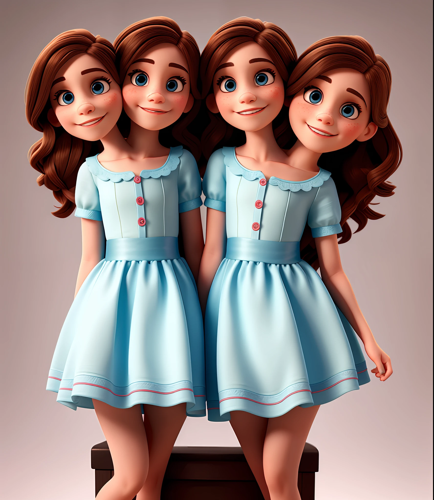 Conjoined twin sisters