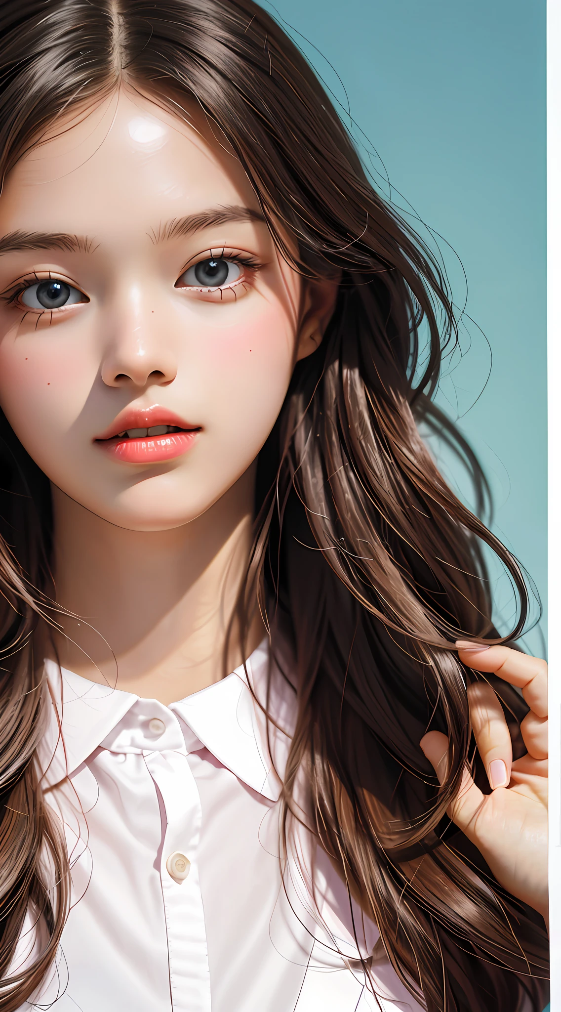 Preppy beauty full screen wallpaper, highres, high quality,