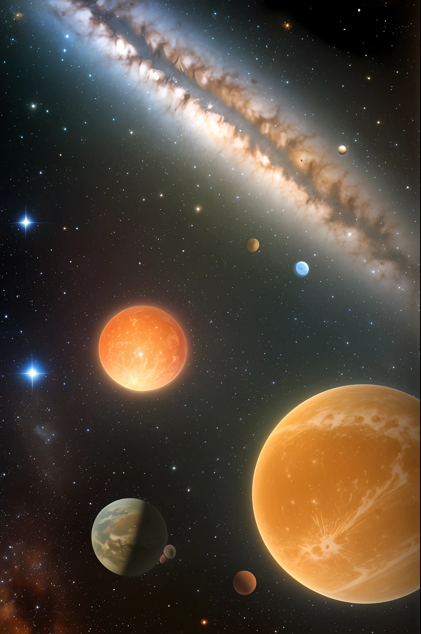 masterpiece, best quality, high quality, extremely detailed 8k CG unit wallpaper, depth of field, HDR, photorealistic, extremely detailed, intricate, high detail, universe, space, galaxy, stars, planets, astronomy, cosmos, celestial, nebula, black hole, solar system, cosmic rays, supernova, deep space, astronomical objects, view from the horizon, planets with the naked eye