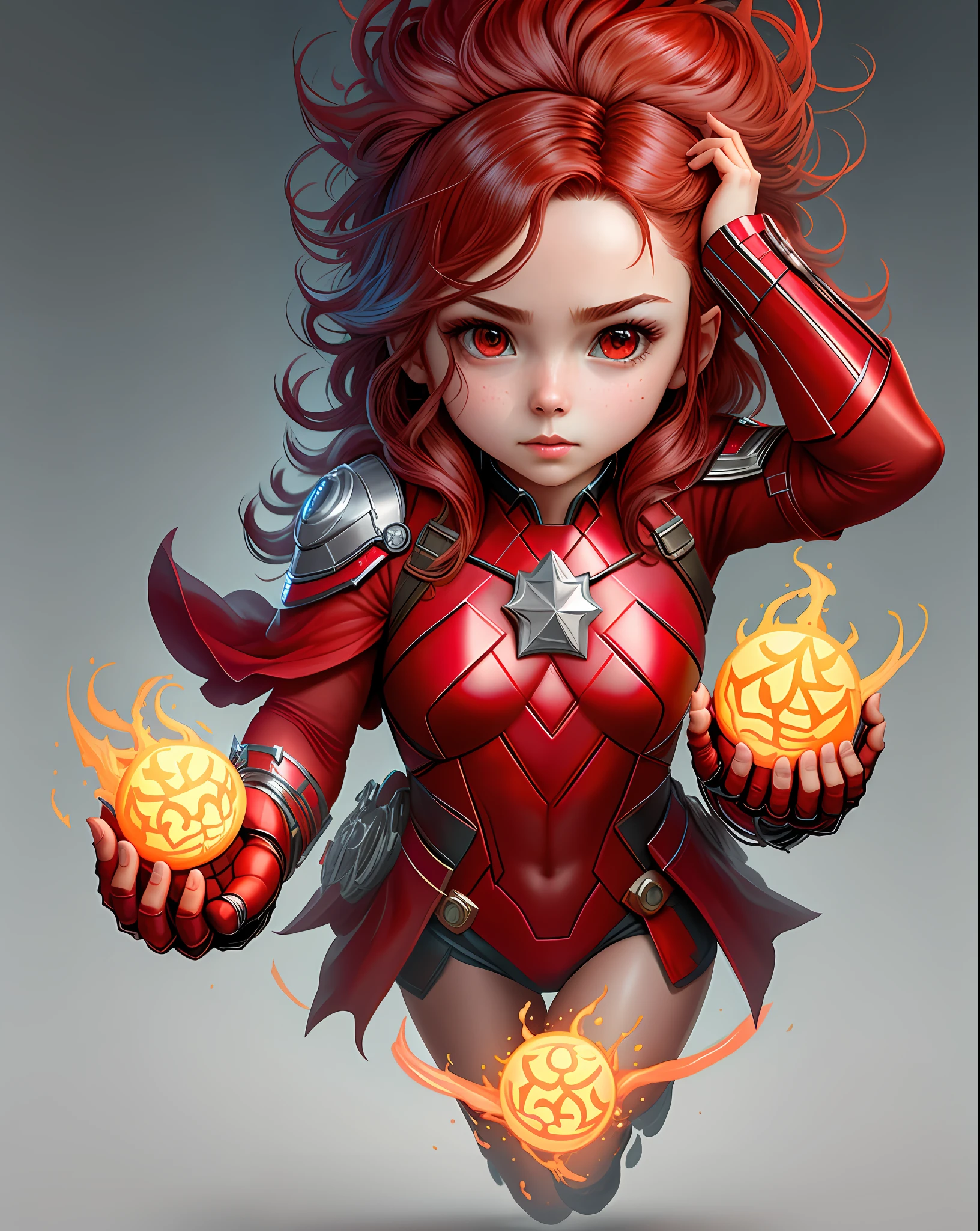 "Create masterpieces of cute creatures with inspired ultra-detailed concept art. Marvel Animation's Scarlet Witch unleash your inner Cu73Cre4ture programmer with the power of steady diffusion and bring your imagination to life! ", high detail, 8k