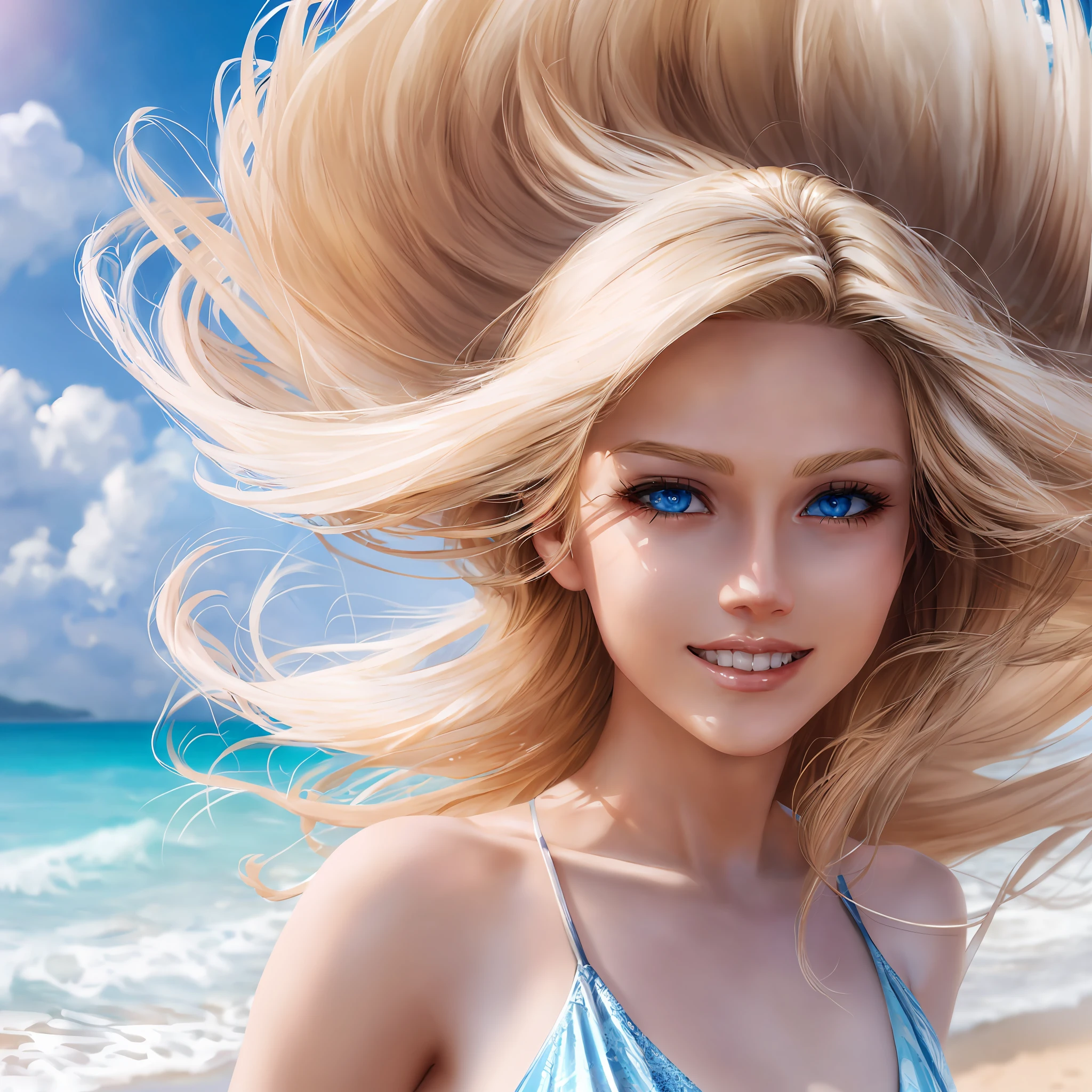 blond woman with blue eyes and blonde hair on the beach, blonde flowing hair, beautiful blonde girl, karol bak uhd, flowing blonde hair, blonde woman, beautiful blonde woman, wind blowing hair, a girl with blonde hair, beautiful flowing hair, blonde and attractive features, long windy hair style, young blonde woman, wind blowing and hair flowing, windy hair