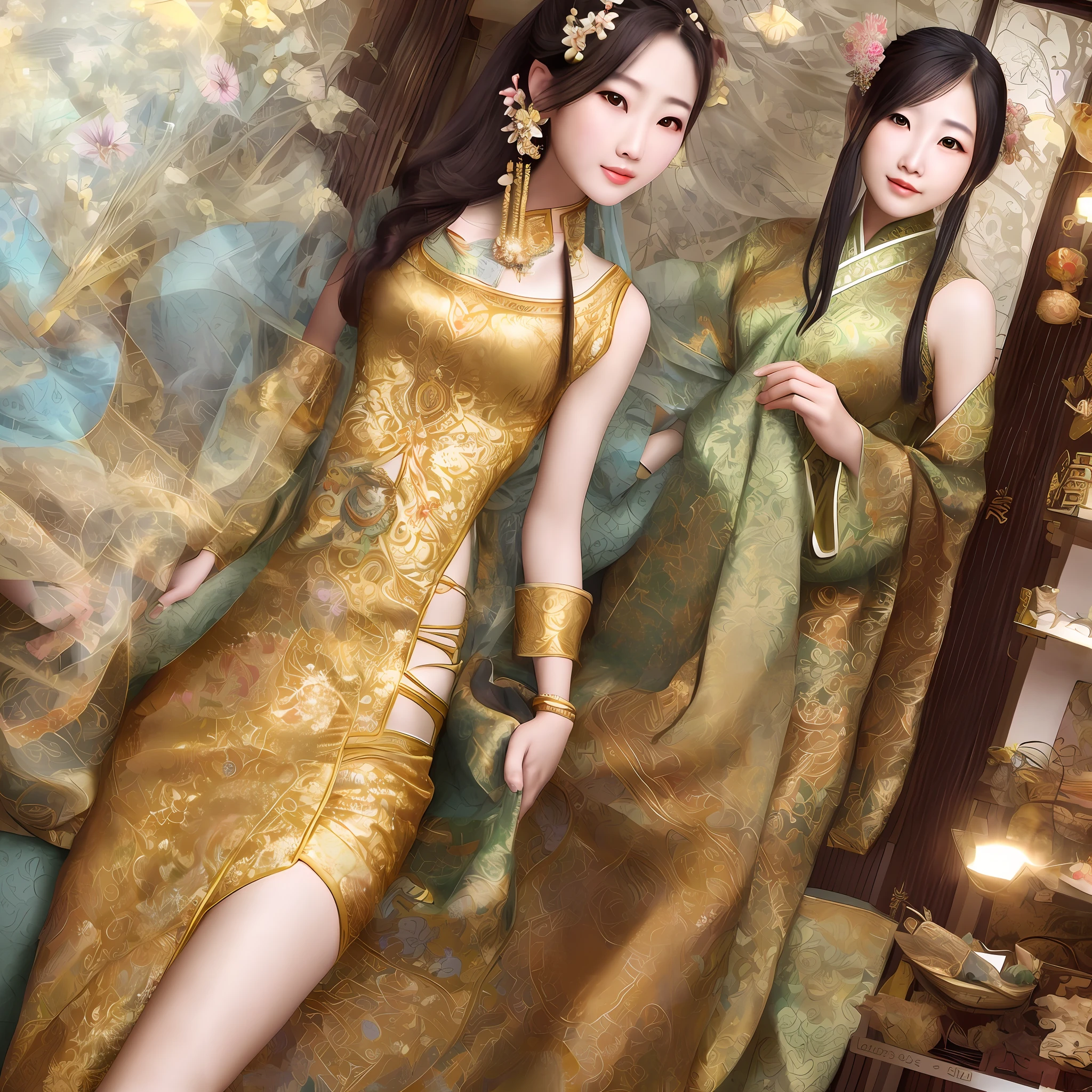 Oriental beauty, beautiful, temperamental, sunny, sharp-eyed, real, realistic, superlative