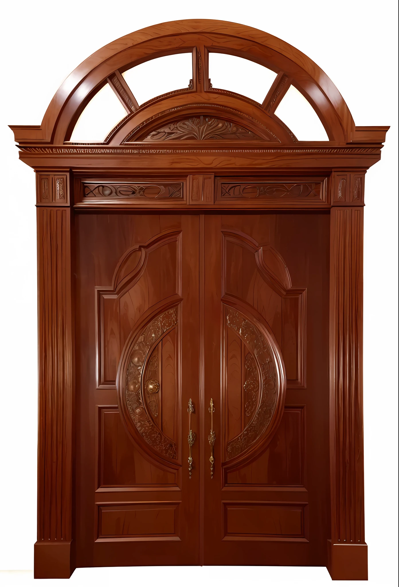 Close up of mahogany red acid wood door with metal handle,close up of wooden door with decorative design, wooden door, 3 doors, door, high door, symmetrical doorway, door, doorway, round door, luxury, high-end, gorgeous wood, high-end, high-end, high-end, catalog photo, decorative polished wood, high entrance, retro - W 1 0 2 4, Vladimir Kush,super superb craftsmanship, retro-W 1 0 2 4, door, gorgeous wood, entrance door, lots of woodworking furniture carved decorative art, arched doorway, carved flower cap vault, carved decoration, Catalog photos, (a large number of exquisite carved decorative doors), (gorgeous and gorgeous carved wood trim lines), 9 0 mm, luxurious high-end atmosphere, (unique exquisite elegance and nobility very beautiful and charming woodworking relief art), simulation of real wood texture, overall high-end atmosphere of high-end red and brown spray paint polishing effect, (super luxurious high-end high-end atmospheric relief frame with perfect design), decorative polished wood, magnificent design, detailed wood, doors to various living areas, tall doors, doors of cosmic portals, Wooden decoration, wonderful masterpiece, masterpiece W 1024, (realism, realism: 1.4), regal luxury, volumetric light, cinematic lighting. cinematic quality, lots of decorative doors, high-end, magnificent, arbor,