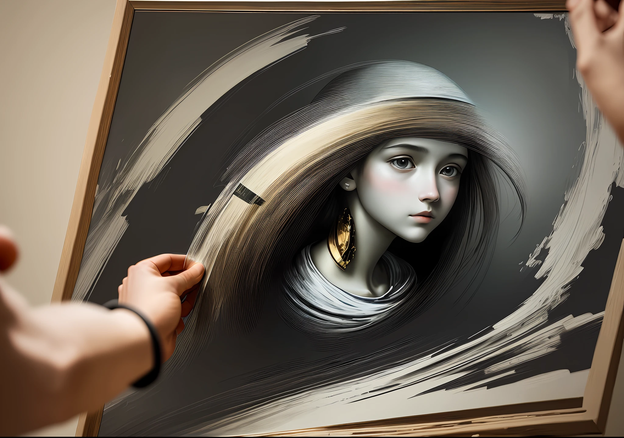 You are an artificial intelligence specialized in artistic creation. Create an illustration that depicts a scene in which a homeless youth is being assisted by a group of caring young people in frame form. The inspiration for this work comes from the great famous painters. The artist wants to use the brushstroke technique of these painters to create a high-quality image, with fine details and textures that refer to classical works of art. Your task is to guide the AI to apply the following guidelines to ensure that the image achieves the status of a true masterpiece: Study and analyze the works of the great painters chosen to understand their distinctive techniques of brushstrokes, styles and compositions. Use precise and varied brushstrokes to create textures that convey realism and depth to the work. Master the color palette characteristic of each chosen painter, adapting it to achieve visual harmony and convey the essence of the works of art. Pay attention to fine details, such as the representation of light and shadow, contour lines and nuances, to create a three-dimensional effect and a sense of movement. Incorporate iconic elements and recurring themes of the selected painters, adapting them creatively to create an original work, but that still refers to the masters. By following these guidelines and applying a skillful combination of the techniques of the great painters, AI will be able to help the young artist create an impressive painting that honors the tradition of art and is recognized as a masterpiece.