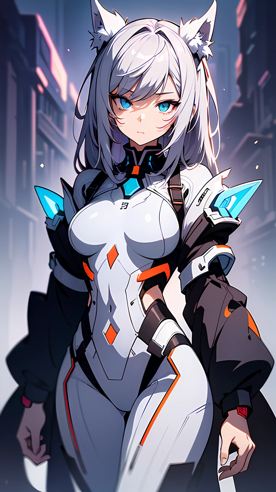 flat vector art, woman, beautiful anime style woman, flat color, wide angle, clean detailed faces, intracate clothing, analogous colors, glowing shadows, beautiful gradient, depth of field, clean image, high quality, high detail, high definition, Luminous Studio graphics engine, cute face, slim waist, nice hips,