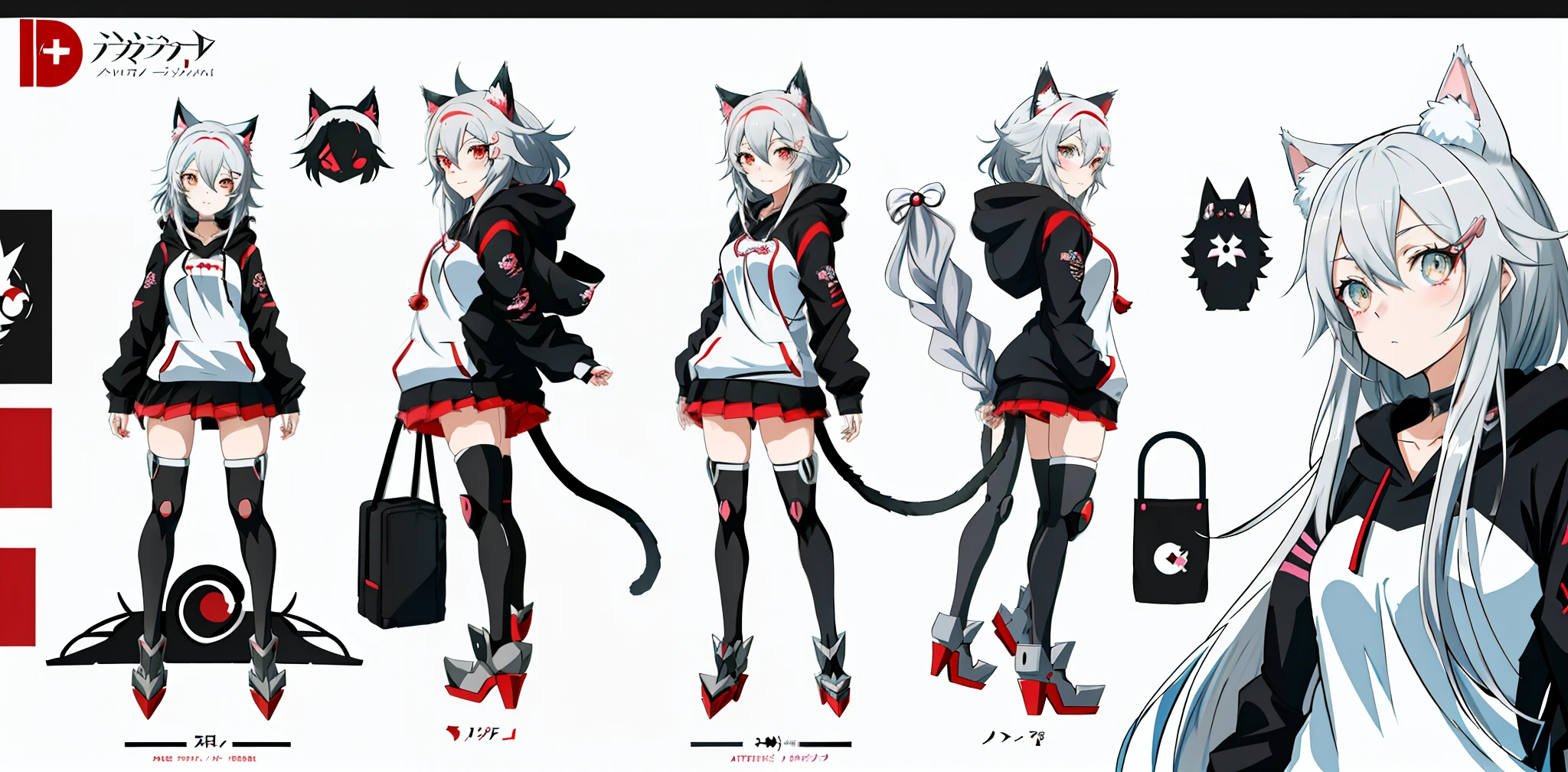 anime character design of a woman with a cat ears and a hoodie, anime moe artstyle, kantai collection style, anime full body illustration, anime character design, trending on artstation pixiv, detailed anime character art, anime character art, anime concept art, cushart kenz, guweiz on artstation pixiv, pretty anime character design