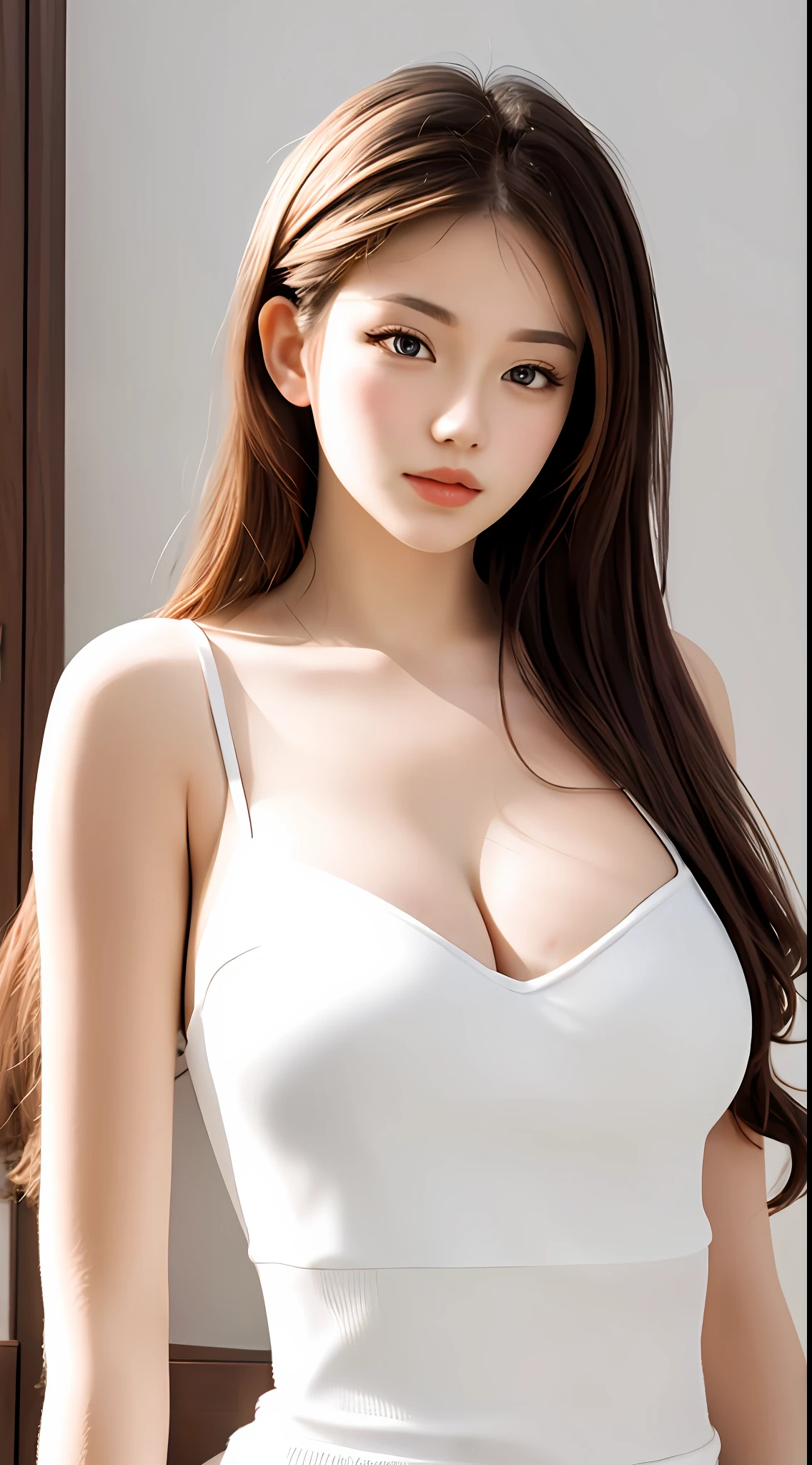 Top Quality, Masterpiece, One Girl, Beautiful Face, Large Breasts