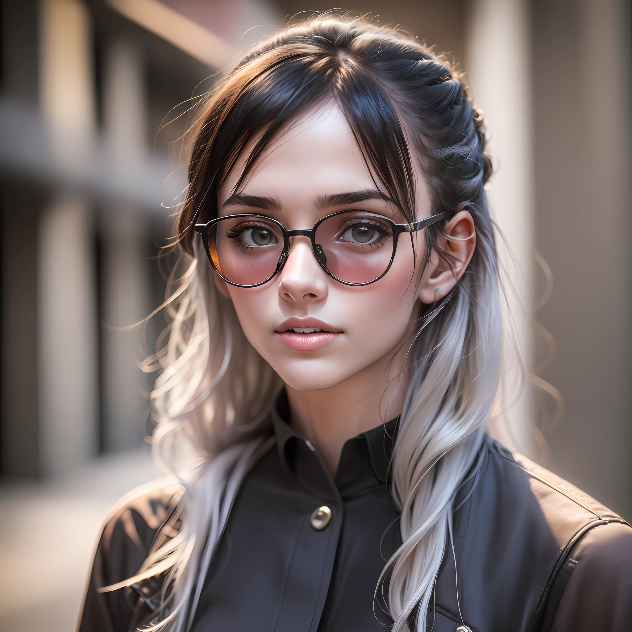 "(High-quality photo),(hyper-realistic),(portrait photography),(full-body photo), (1 girl),(young woman:1.1),(pretty:1.1), (sunglasses), (realistic:1.2), (20-year-old:1.05)".