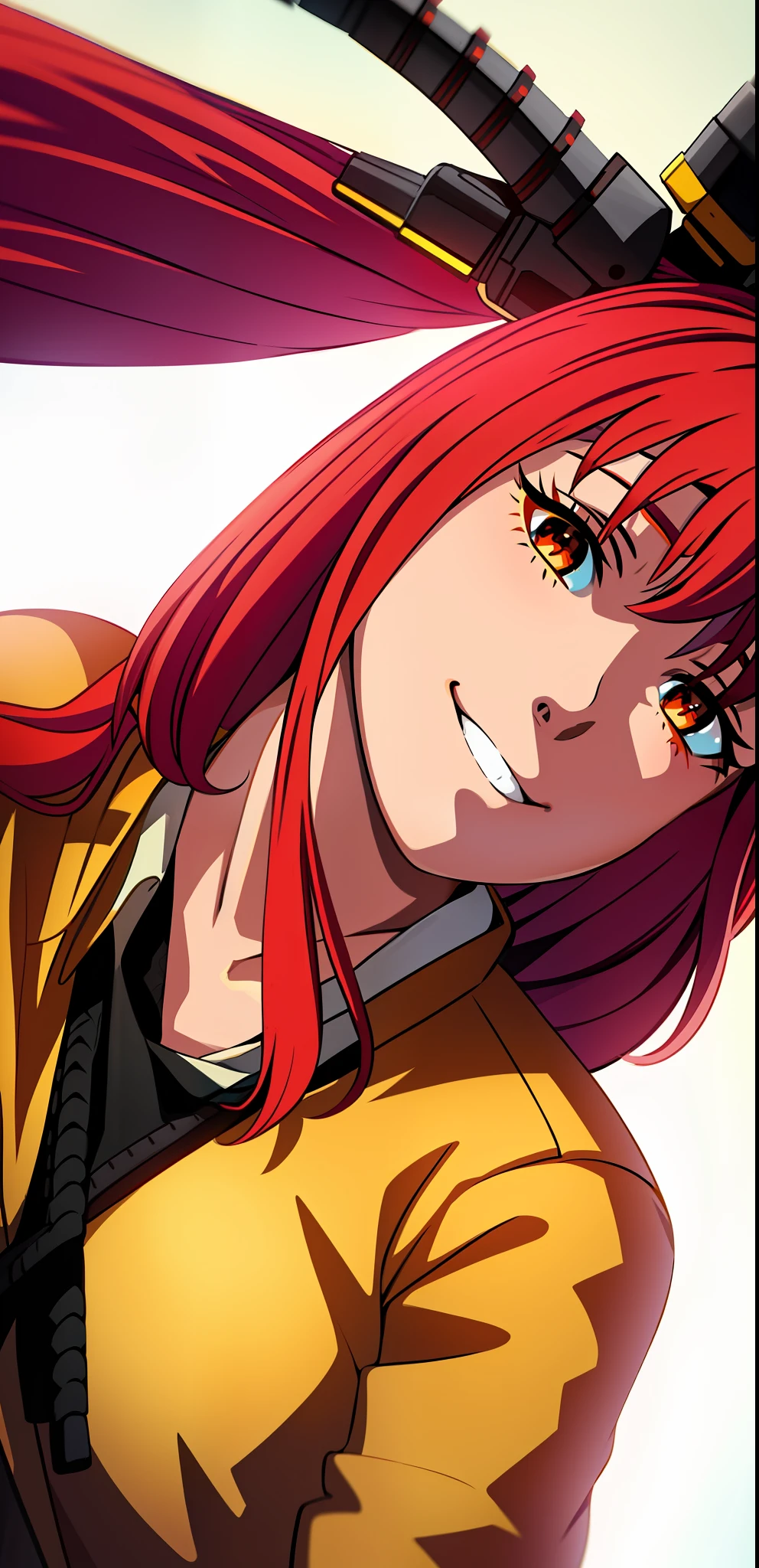 BoBa
((best quality)), ((masterpiece)), (detailed)
1girl, bangs, face, grin, long_hair, looking_at_viewer, simple_background, smile, solo, red horns