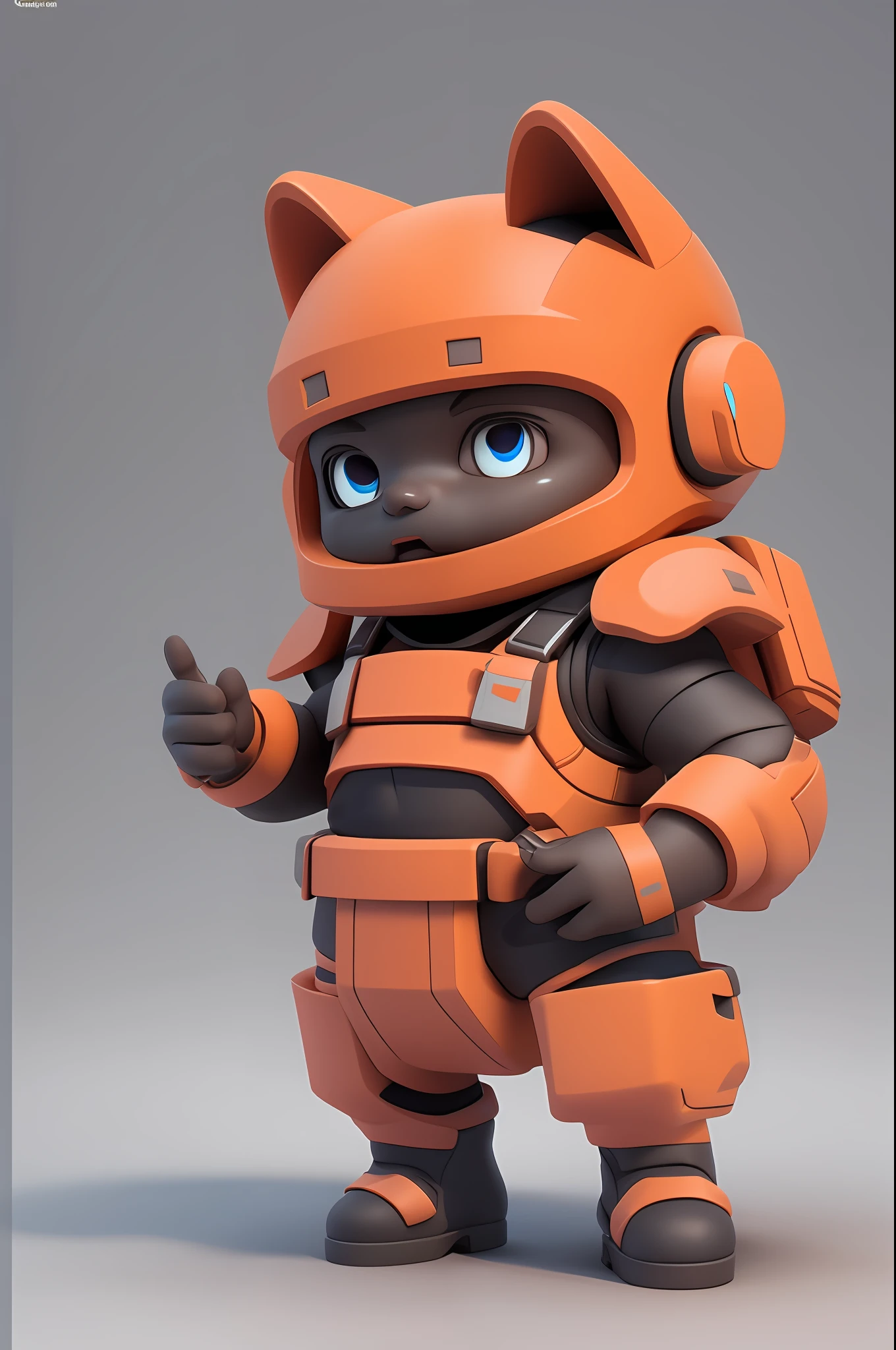 Tiny cute isometric boy, soft smooth lighting, with soft pastel colors, 8k, 120mm lens, 3d blender render, trending on polycount, modular constructivism, Orange background, physically based rendering, centered