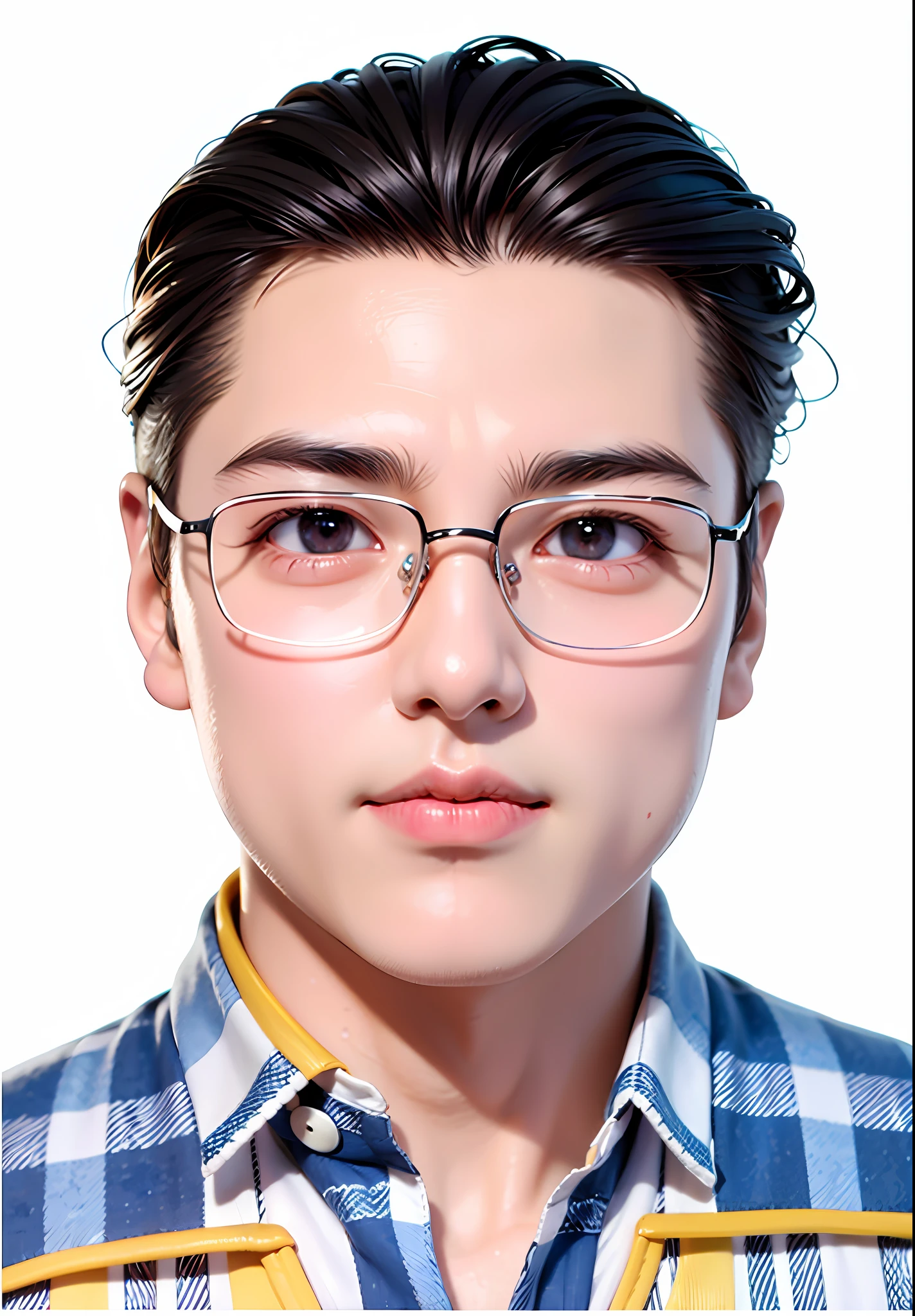 arafed man wearing glasses and a plaid shirt with a tie, xiaofan zhang, qichao wang, pengzhen zhang, li zixin, yihao ren, yuxiang chen, yangjun chen, huifeng huang, xintong chen, zhelong xu, donglu yu, xiaolong wang, xiaoguang sun