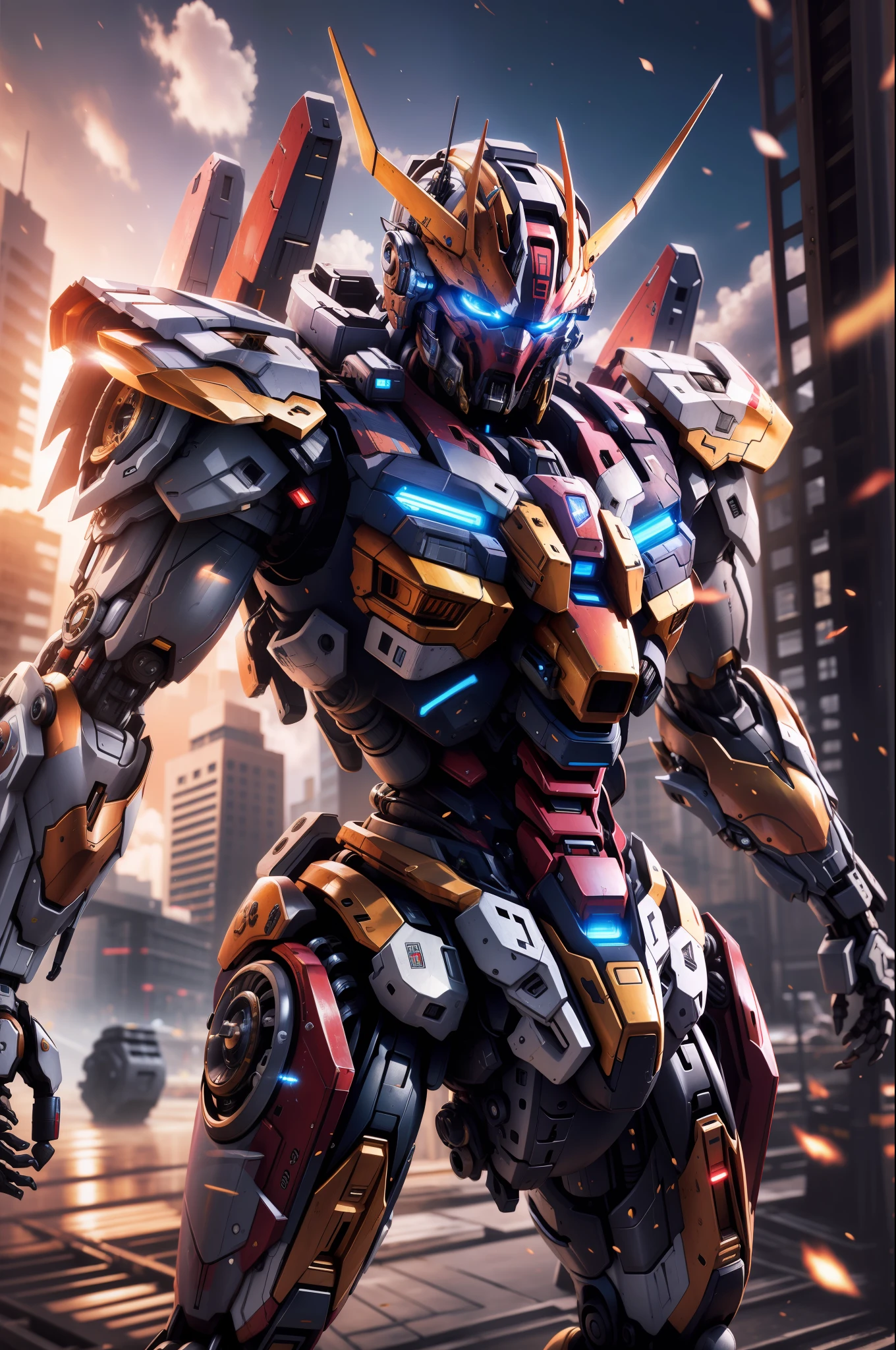 Best quality, masterpiece, ultra high res, (photorealistic:1.4),shanyaogaoda,  mecha, no humans, solo,