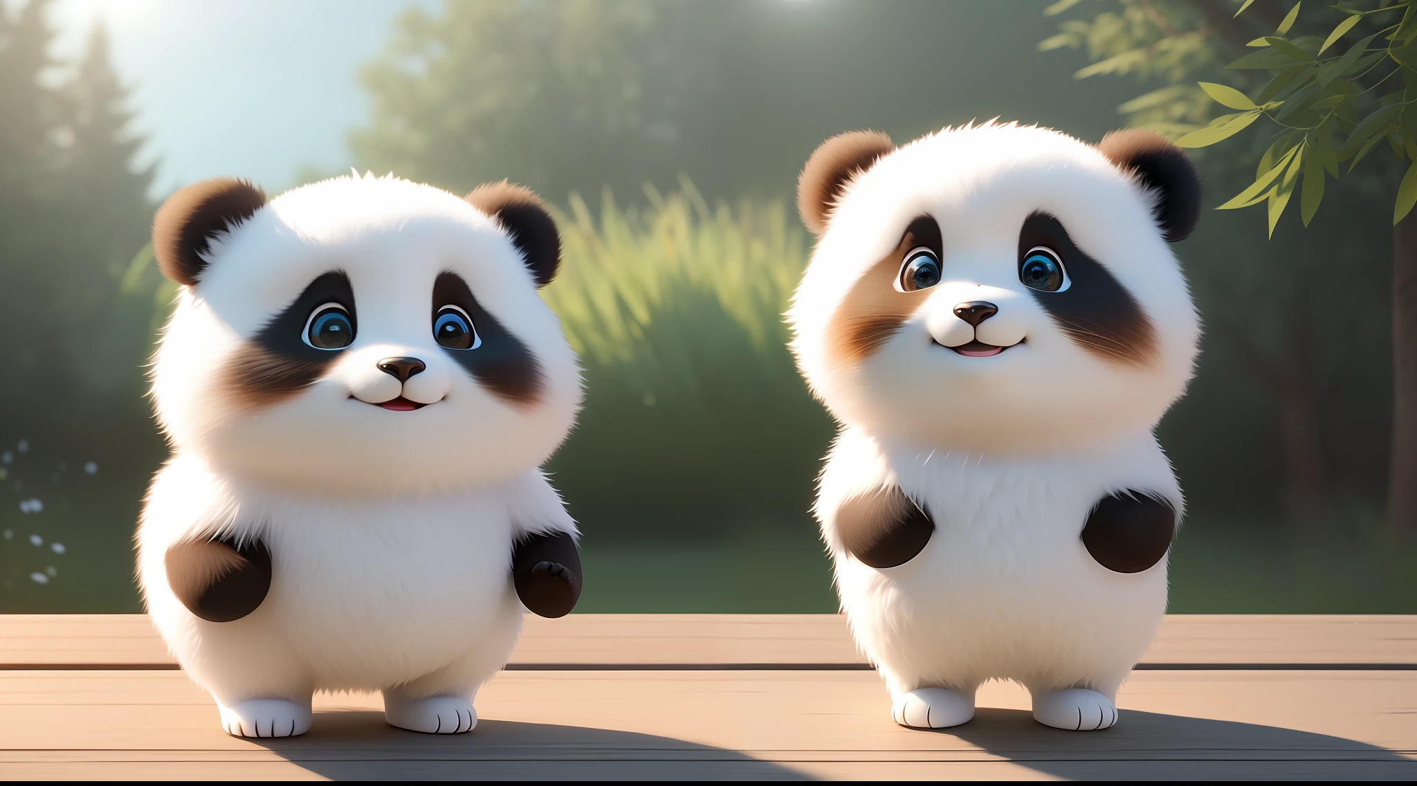 (masterpiece), (best quality), (ultra-detailed), (full body:1.2), Super cute, Baby, Pixar, Baby panda in pajamas, Big bright eyes, Fluffy, Smile, Delicate and fine, Fairy tales, Incredibly high detailed, Pixar style, Bright color palette, Natural light, Simple background with pure color, Octane render, Trending on Artstation, Gorgeous, Ultra wide angle, 8k, HD, Realistic
