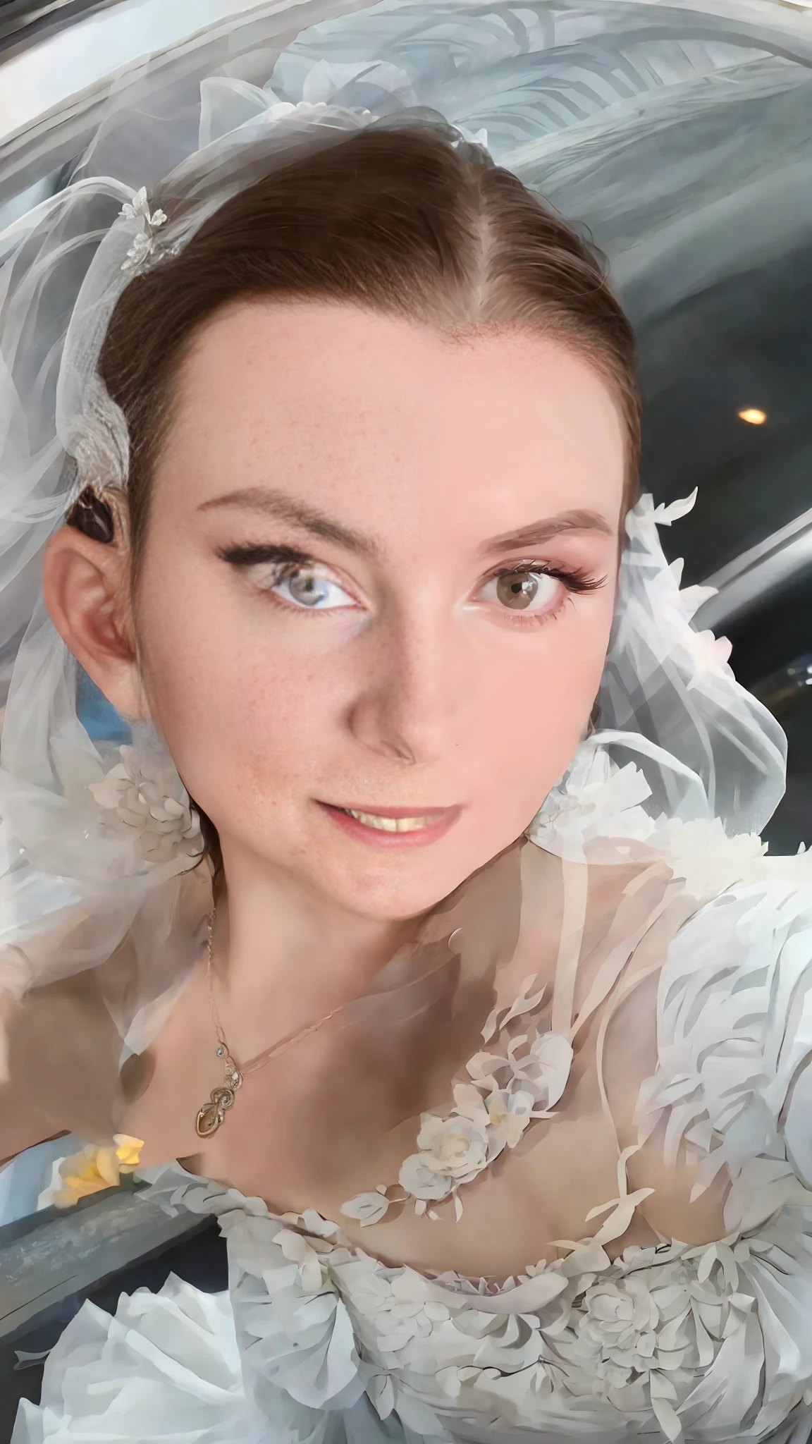 Seksi Bride with big tits
