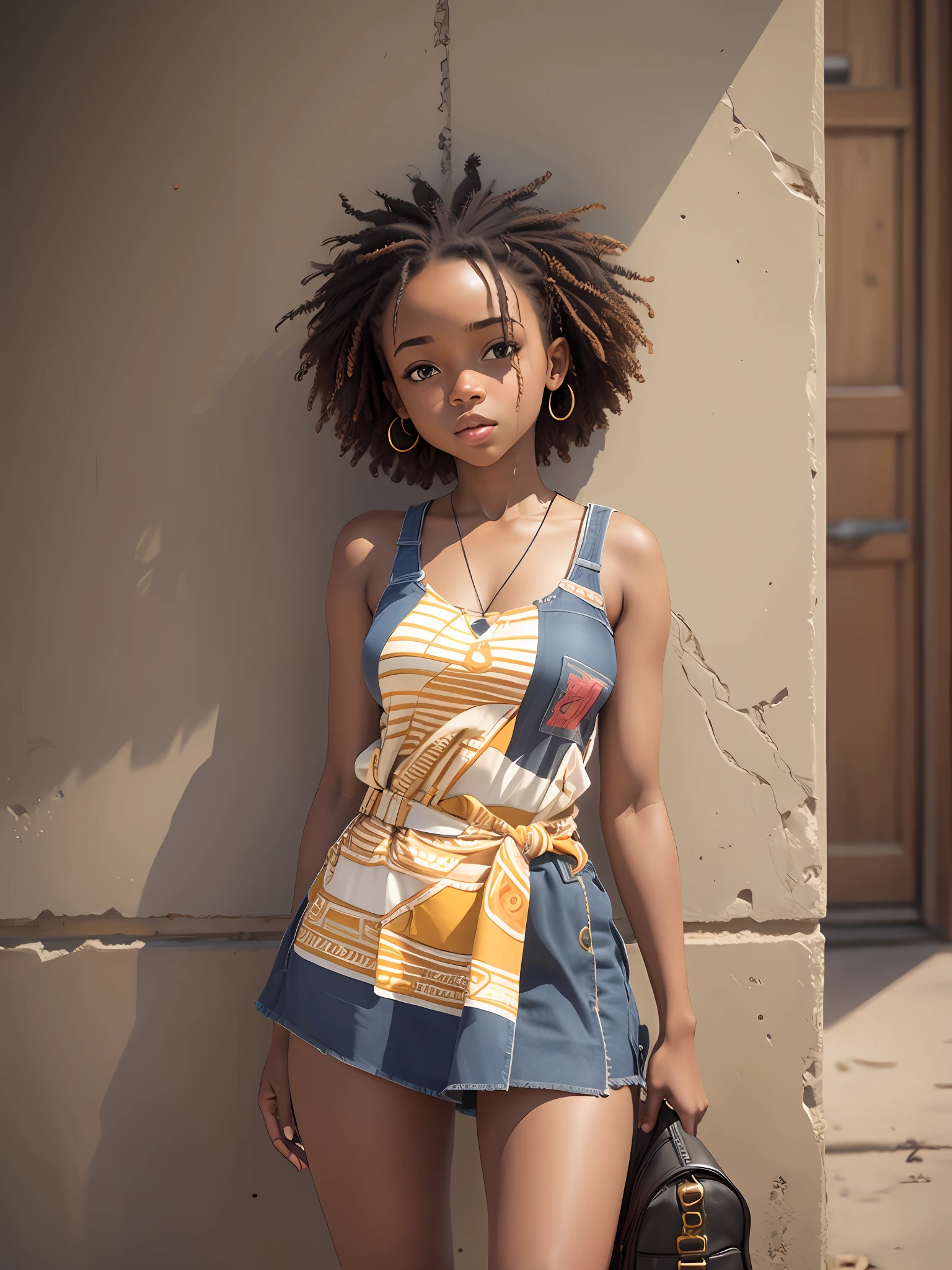 Young African American girl