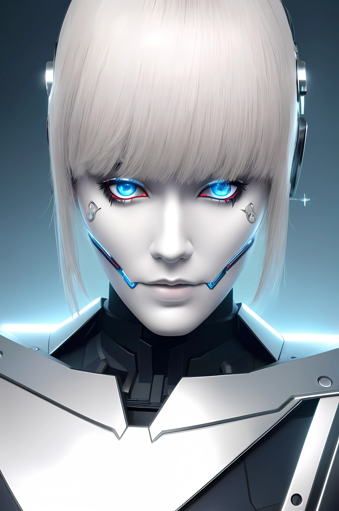 best quality, extremely detailed, (POV, 1girl, Robot Girl (solo), bionic armor, metal bones, steel and titanium leather, bionic face, mechanical joints, hard eye circle, extremely detailed full-body armor, jet engines, dark dynamic background, glowing eyes, cyberpunk style, glowing aura), dynamic pose, android girl, cyberpunk, computer glitch, holograms, hacking, absurdity, in a hyper-detailed room, full computers and computer screens, (best quality), digital illustration of the cyber dead,