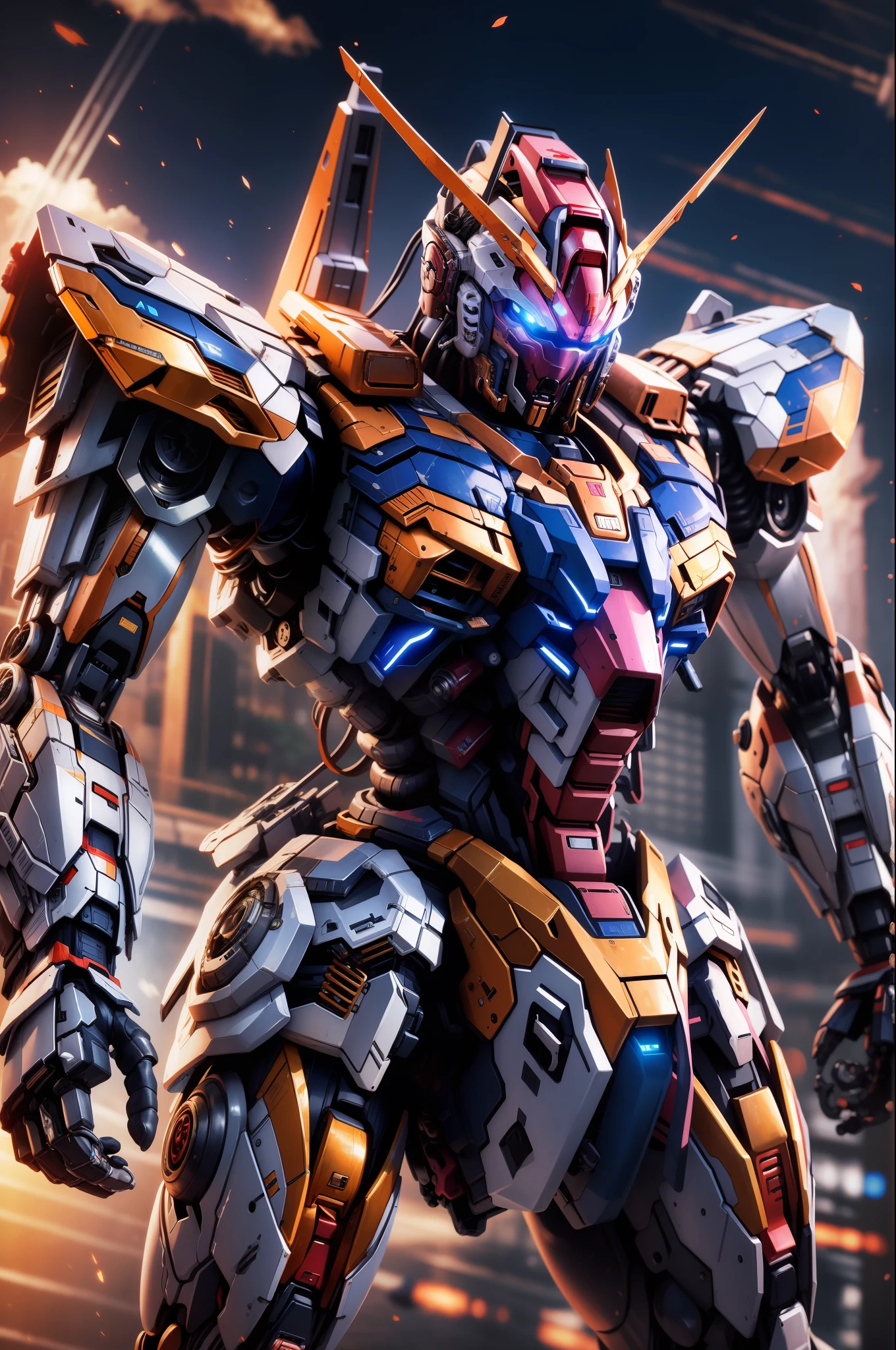Best quality, masterpiece, ultra high res, (photorealistic:1.4),shanyaogaoda, mecha, no humans, solo,