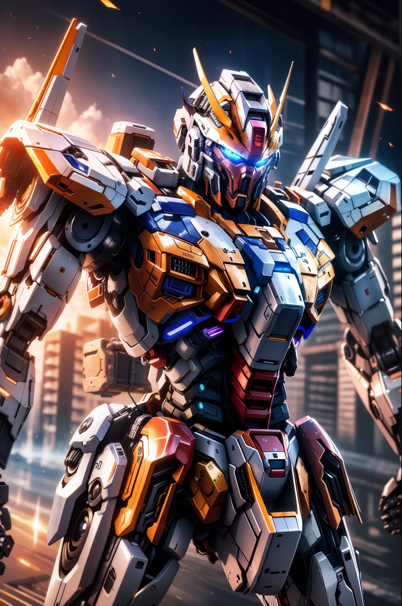 Best quality, masterpiece, ultra high res, (photorealistic:1.4),shanyaogaoda, mecha, no humans, solo,