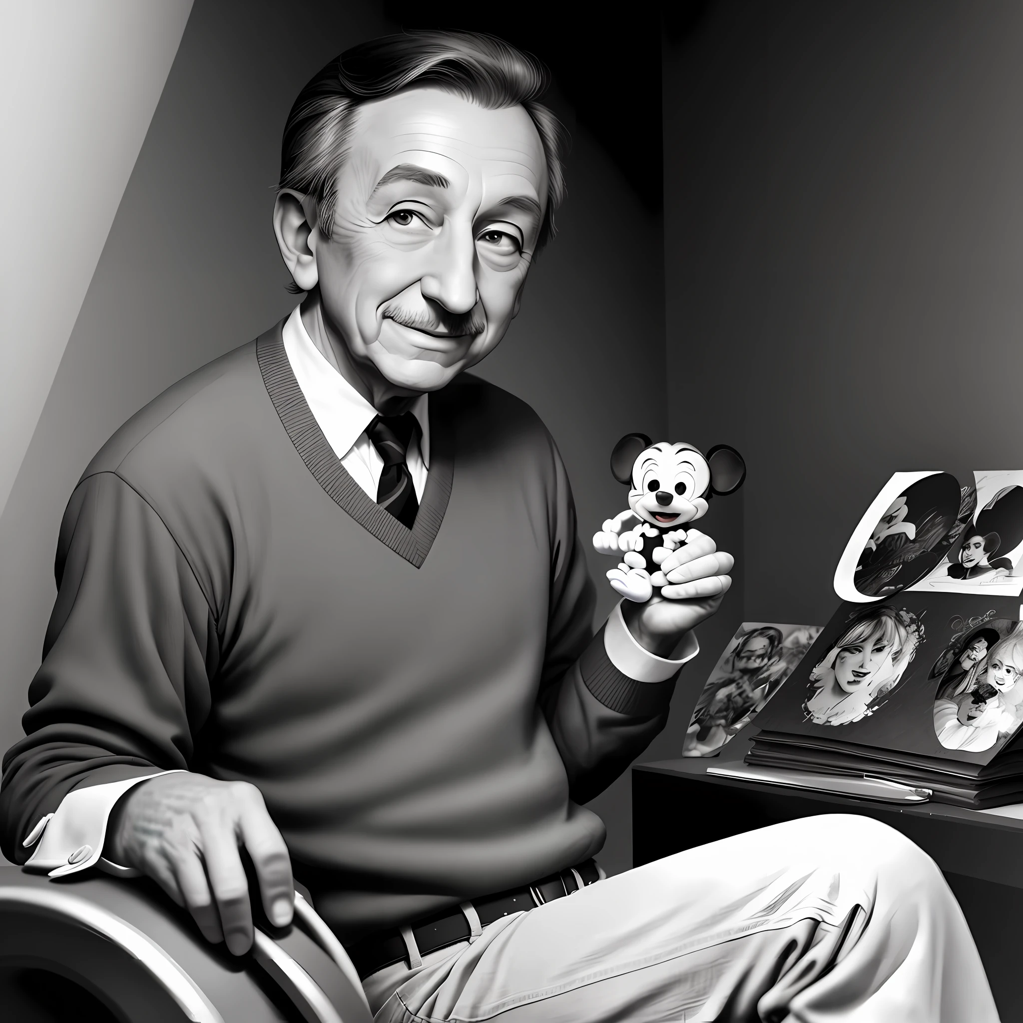 The designer Walt Disney