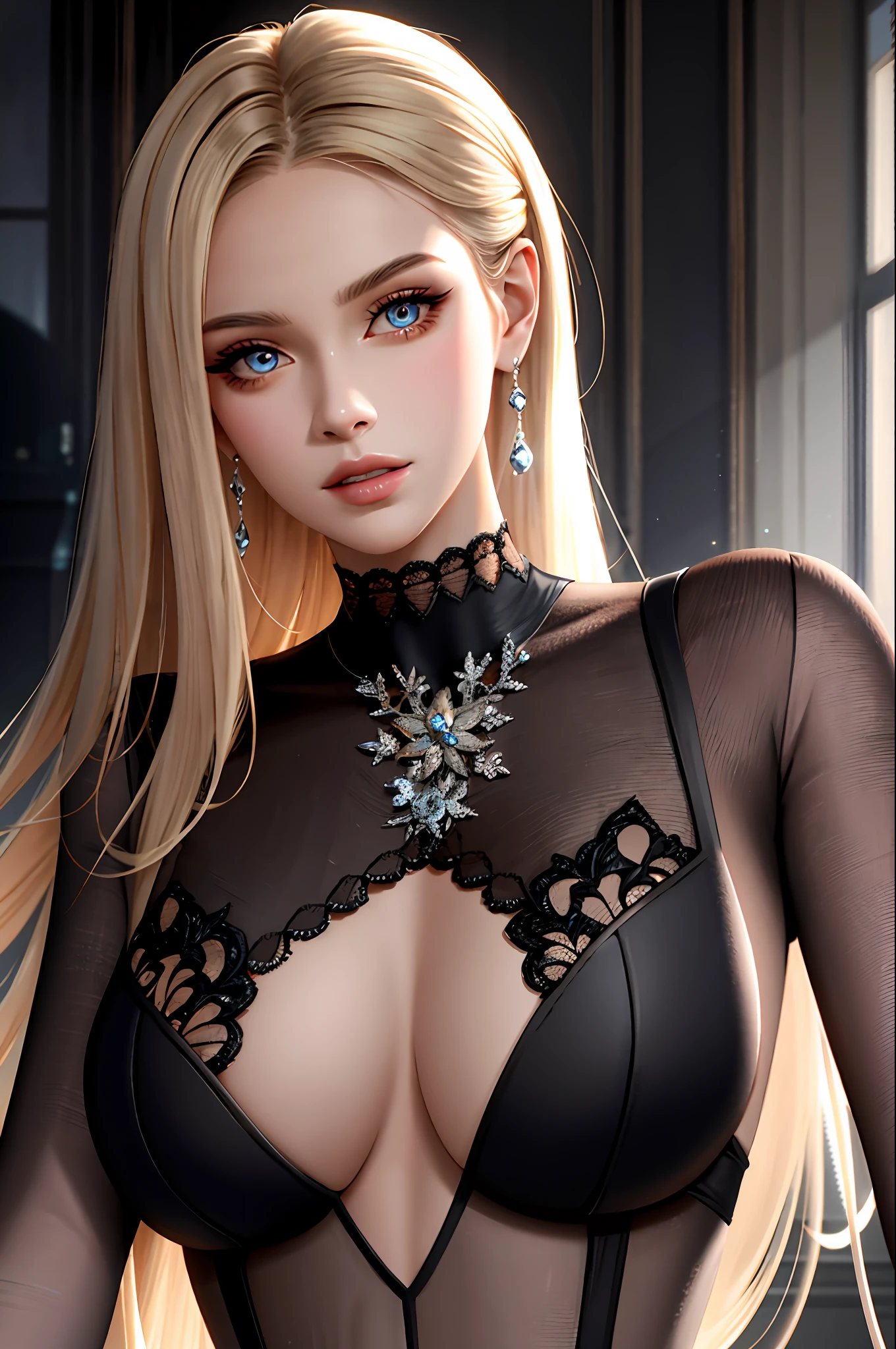 masterpiece, best quality, high quality, high definition, high quality texture, high quality shadow, high detail, beautiful detailed, finely detailed, extremely detailed cg, detailed texture, a realistic representation of the face, realistic, colorful, delicate, cinematic light, side lighting, anitta, Lens Flare, ray tracing, sharp focus, (1girl), (intricate details, makeup, PureErosFace_V1:0.5), (beautiful delicate face detailed, beautiful detailed delicate eyes, a face of perfect proportion, high detailed skin, detailed skin, best ratio four fingers and a thumb, large medium breasts, wide hips, slim and thin, lace_top, skinny_jeans, innocent_style, __hair__: 1.3), office,