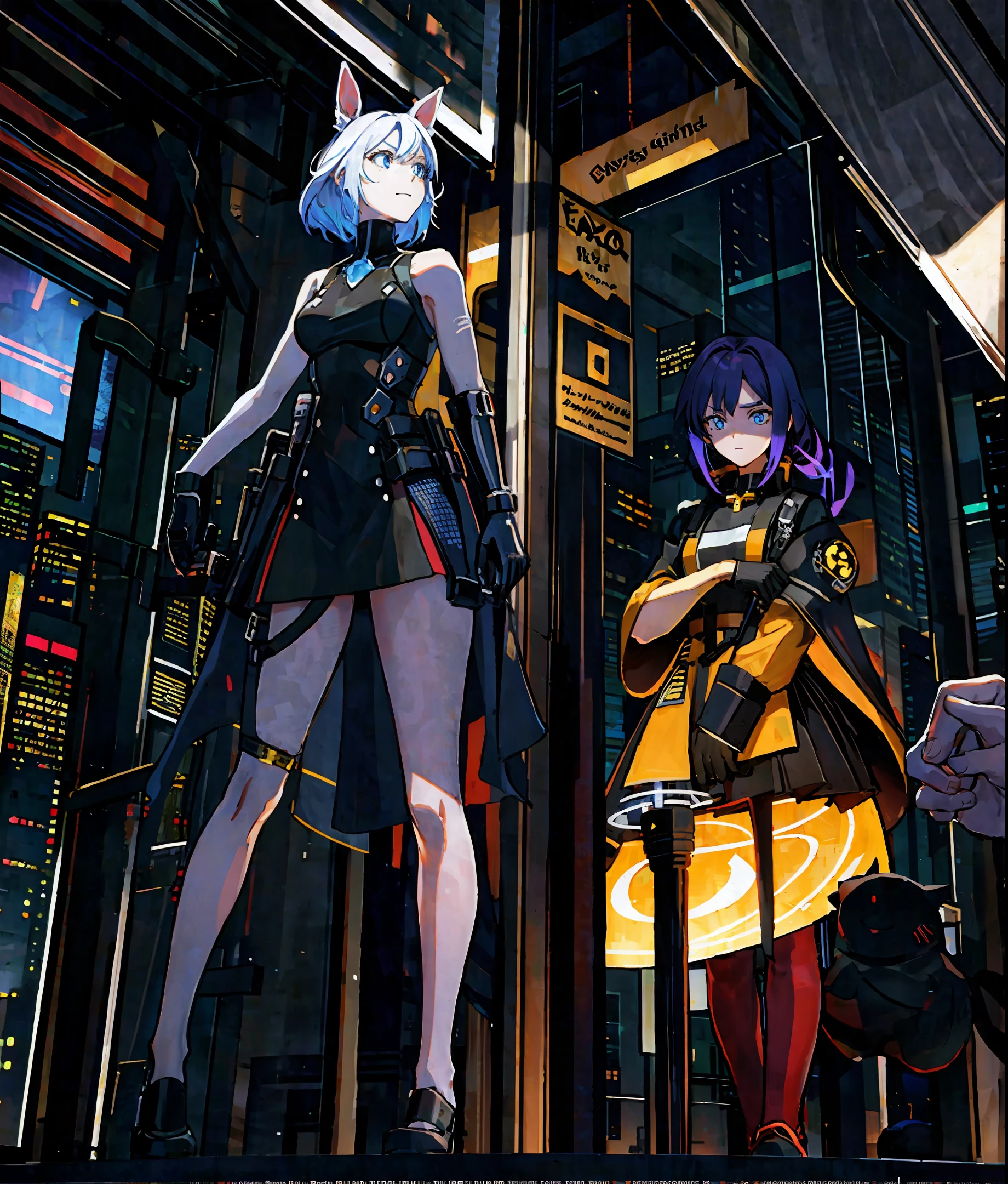 ((Best quality)), ((masterpiece)), (highly detailed:1.3), 3D,(Isometric:1.4),No Humans,StackedCityAI, Welcome to NeoCircuit, a sprawling megacity where neon-lit skyscrapers pierce the night sky and luminescent circuitry weaves through every facet of life. In this isometric cyberpunk metropolis, where reality intertwines with the digital realm, you find yourself at the heart of a thrilling conspiracy.As you navigate the dizzying streets, your eyes are drawn to the mesmerizing glow of the elevated data highways that crisscross the cityscape. Streams of vibrant light pulse with information, connecting the denizens of NeoCircuit to a world of limitless possibilities. The isometric view reveals the city's intricate layers, showcasing the bustling streets, towering arcologies, and clandestine alleyways that hide both secrets and opportunities.But within this neon-lit labyrinth, something sinister lurks in the shadows. The city's power brokers, elusive hackers, and corrupt corporations vie for control, employing advanced technology to manipulate the city's inhabitants. A powerful AI, known as the Oracle, pulls the strings from the depths of cyberspace, its true intentions veiled in enigma.You, an unlikely protagonist, possess unique skills that make you a target and a potential savior. Equipped with a cutting-edge neural implant and augmented reality interface, you possess the ability to unravel the city's mysteries and expose the truth behind NeoCircuit's dark underbelly. The isometric perspective captures the city's sprawling complexity, offering glimpses into hidden corners and secret hideouts, each holding clues to the grand puzzle that awaits.As you delve deeper into the neon-drenched underworld, you encounter a diverse cast of characters, each with their own motivations and agendas. Street-level hackers, rogue operatives, and enigmatic rebels become your allies and adversaries in this high-stakes game of survival. The isometric view allows you to strategize your ever