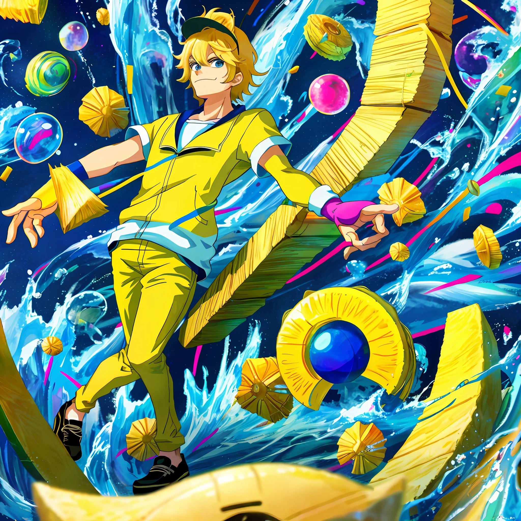 Spongebob human anime style