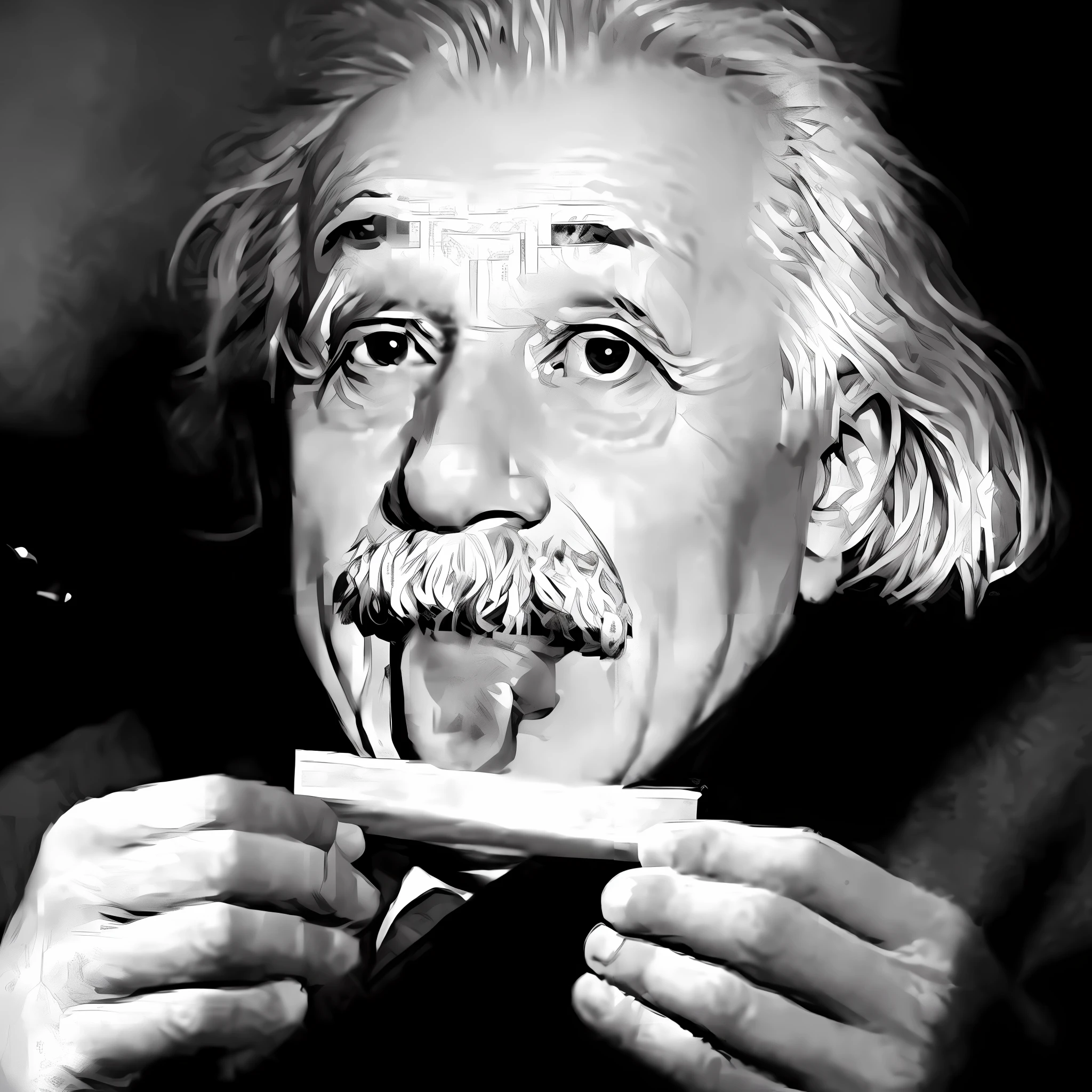 albert albert albert albert albert albert albert albert albert albert albert albert albert albert albert albert albert albert albert albert albert, einstein, albert einstein, portrait of albert einstein, portrait of einstein, albert einstein as a teenager, very known photo, intelligent man, genius composition, cigarette in his mouth, there is a cigar in his mouth, with a cigarette in its mouth, artistic depiction