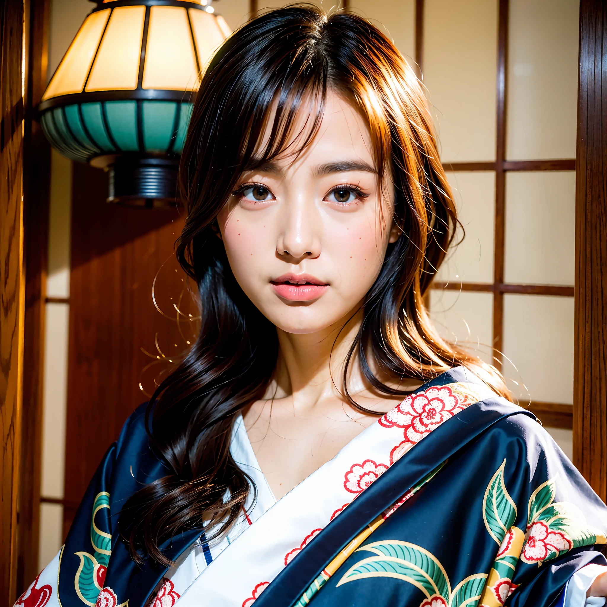 (8k, masterpiece, best quality, raw photo),kimono, obi, japanese-style room