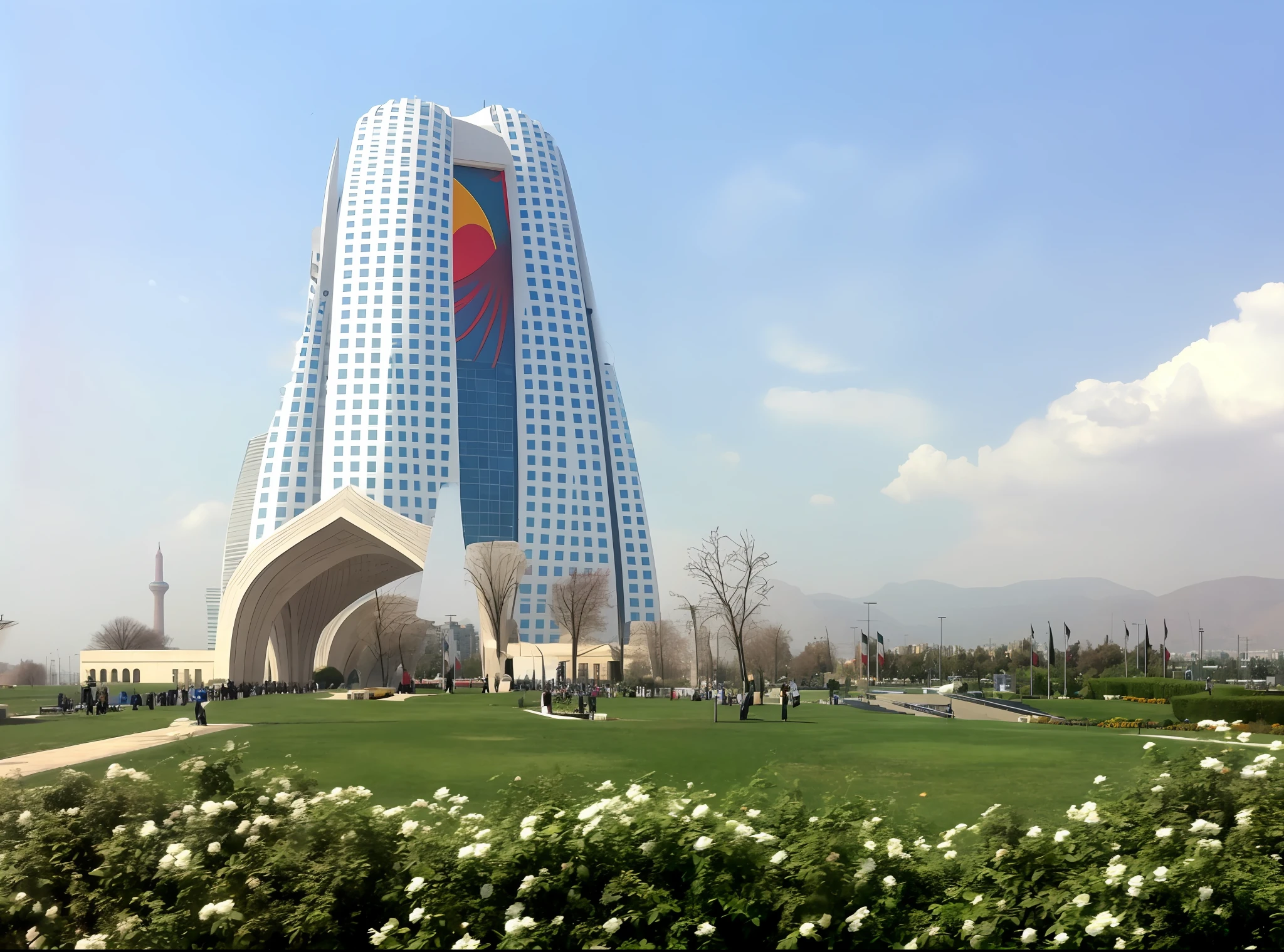 Azadi tower in German, Biophiliq