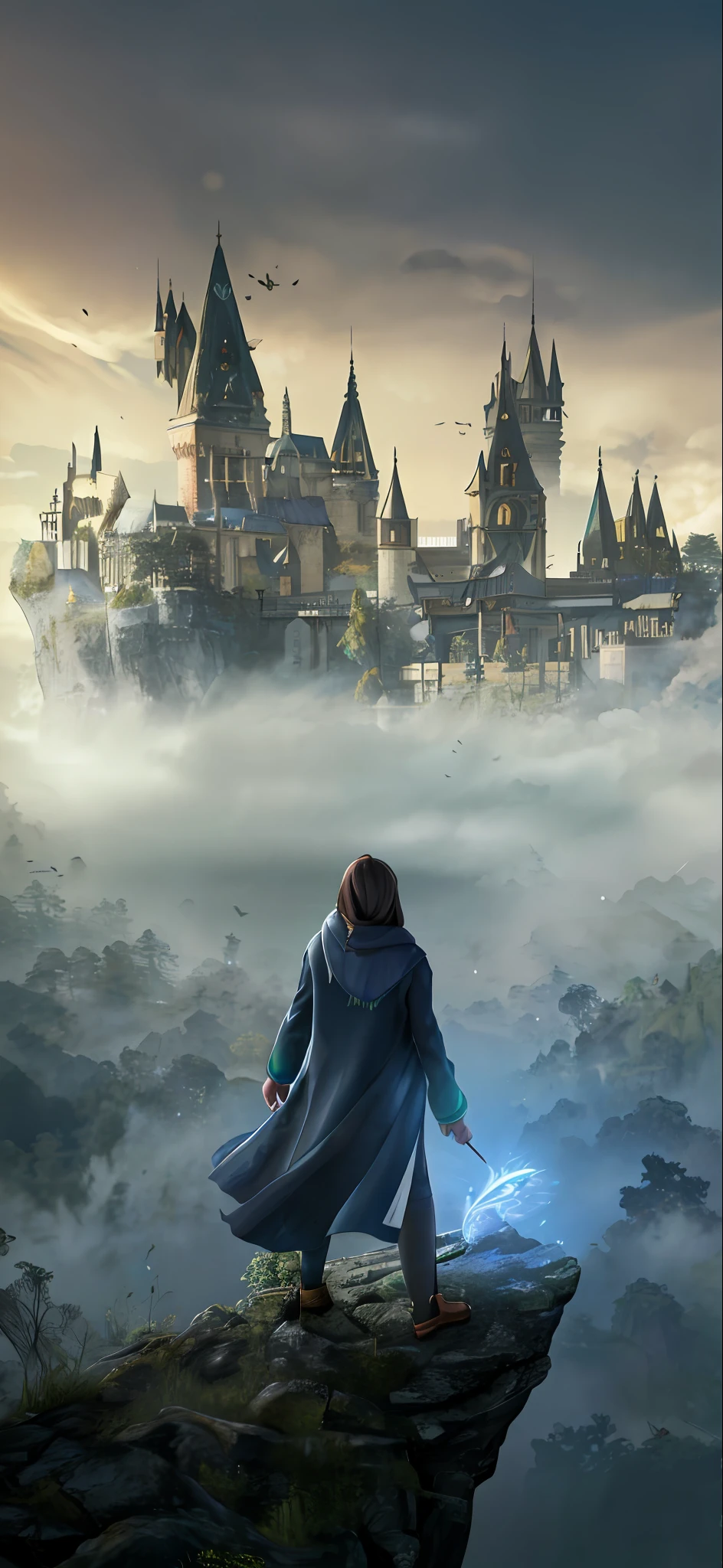 Style, ChromaV5, nvinkpunk, (extremely detailed 8k CG unit wallpaper), an image of a majestic river, trees on the sides, small waterfall, intense fog, award-winning photography, chromatic aberration, detailed, HDR, Bloom, Monet style, Pissarro and Sisley, trend at ArtStation, trend at CGSociety, midjourney art