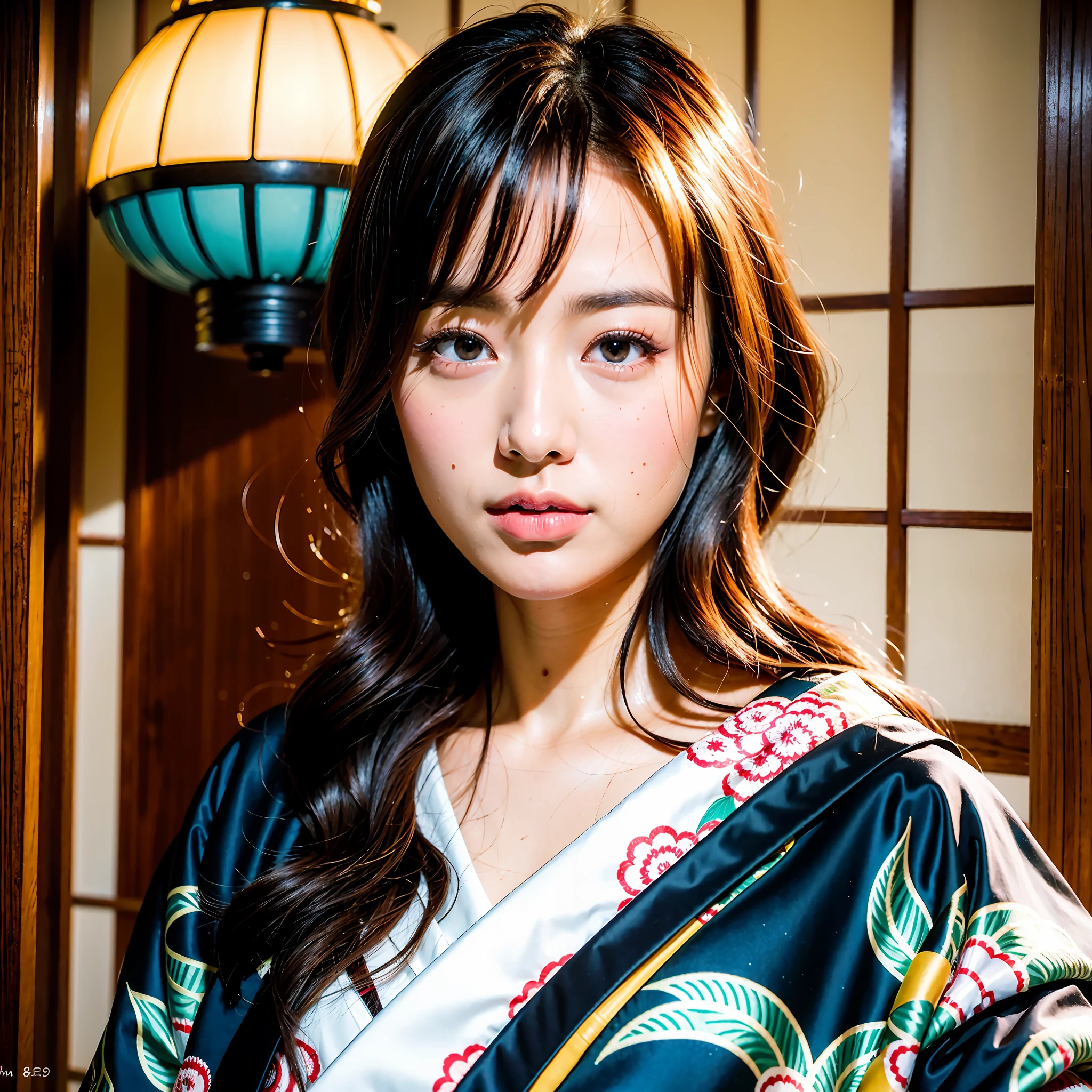 (8K, masterpiece, highest quality, raw photo), kimono, obi, Japanese-style room, cute