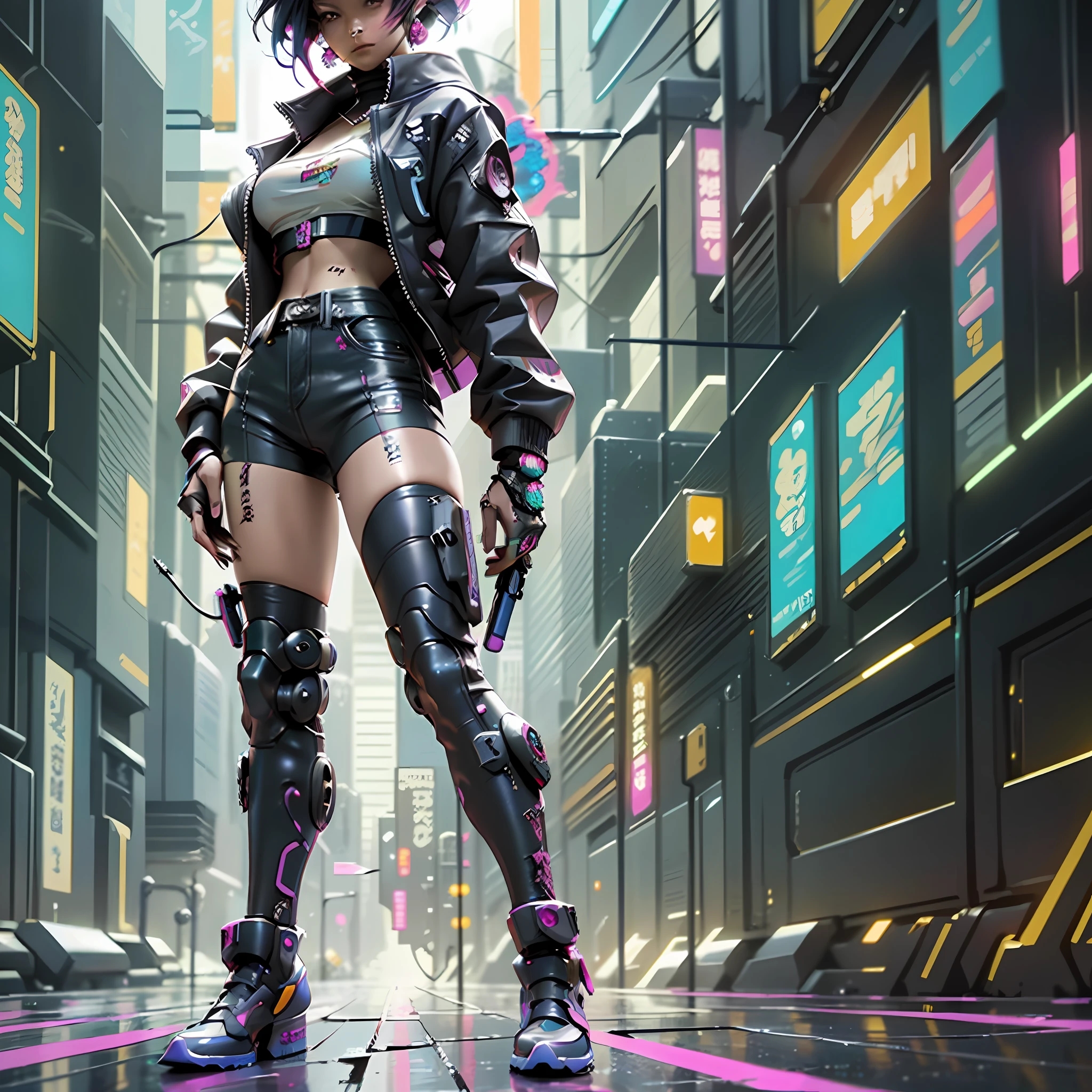cyber girl in a futuristic city with a gun, cyberpunk art style, cyberpunk themed art, digital cyberpunk - anime art, digital cyberpunk anime art, cyberpunk girl, cyberpunk anime art, anime cyberpunk art, cyberpunk art, cyberpunk artstyle, cyberpunk 2077 rossdraws, cyberpunk illustration, cyberpunk artm, cyberpunk vibes, cyberpunk anime girl, in cyberpunk style
