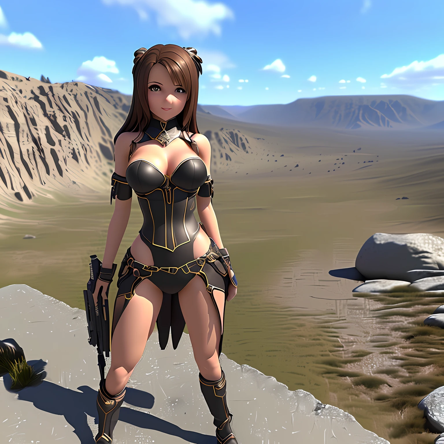 Cute cute girl of soft trassos miniature high definition photo standing 3D, https://i.postimg.cc/7YHPn8PW/Screenshot-20230516-213222-4.png