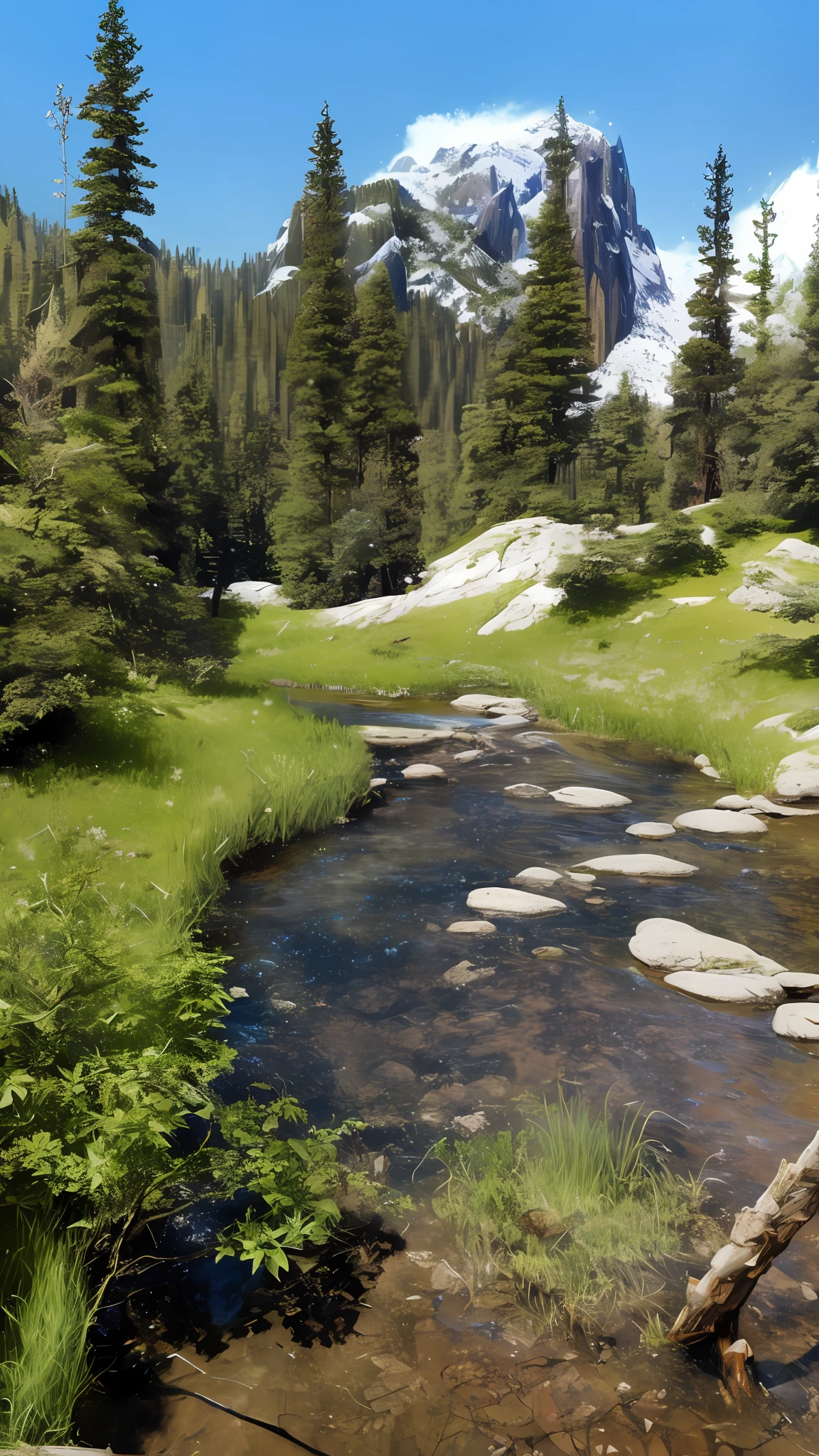 masterpiece, best quality, high quality, extremely detailed CG unity 8k wallpaper, The vast and quiet taiga stretches to the horizon, with dense green trees grouped in deep harmony, as the fresh breeze whispers through their leaves and crystal snow lies on the frozen ground, creating a stunning and peaceful landscape, Bokeh, Depth of Field, HDR, bloom, Chromatic Aberration ,Photorealistic,extremely detailed, trending on artstation, trending on CGsociety, Intricate, High Detail, dramatic, art by midjourney