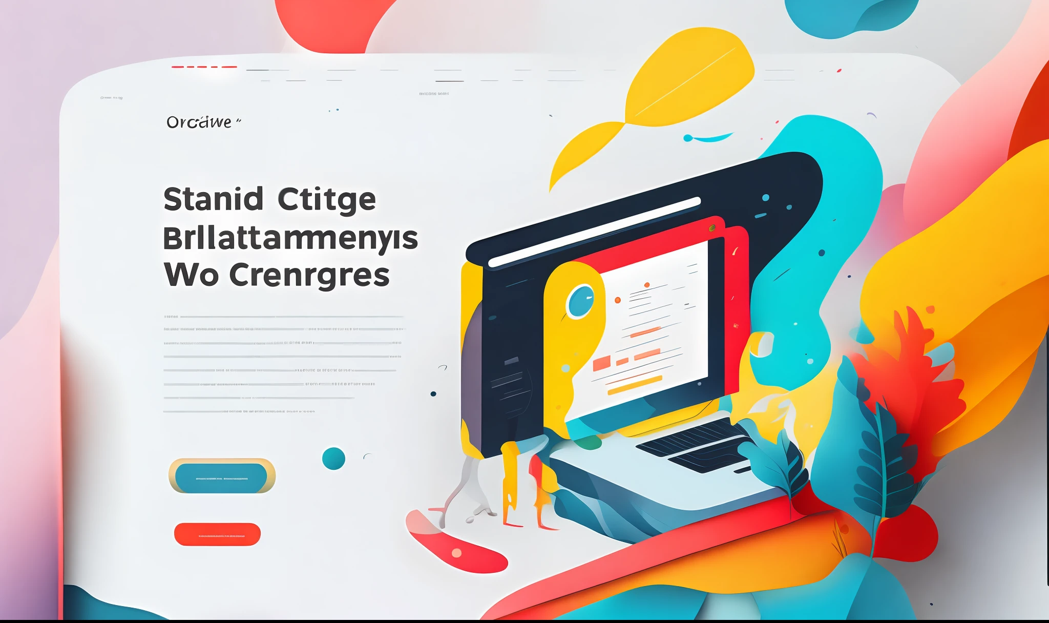 landing page, web, moderno